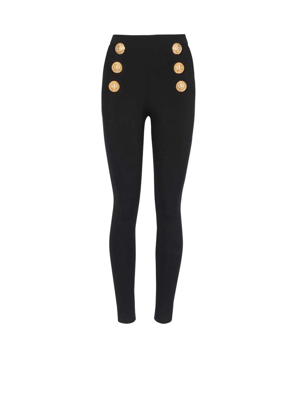 Balmain Jersey Skinny Pants Black | YZWGCLH-20