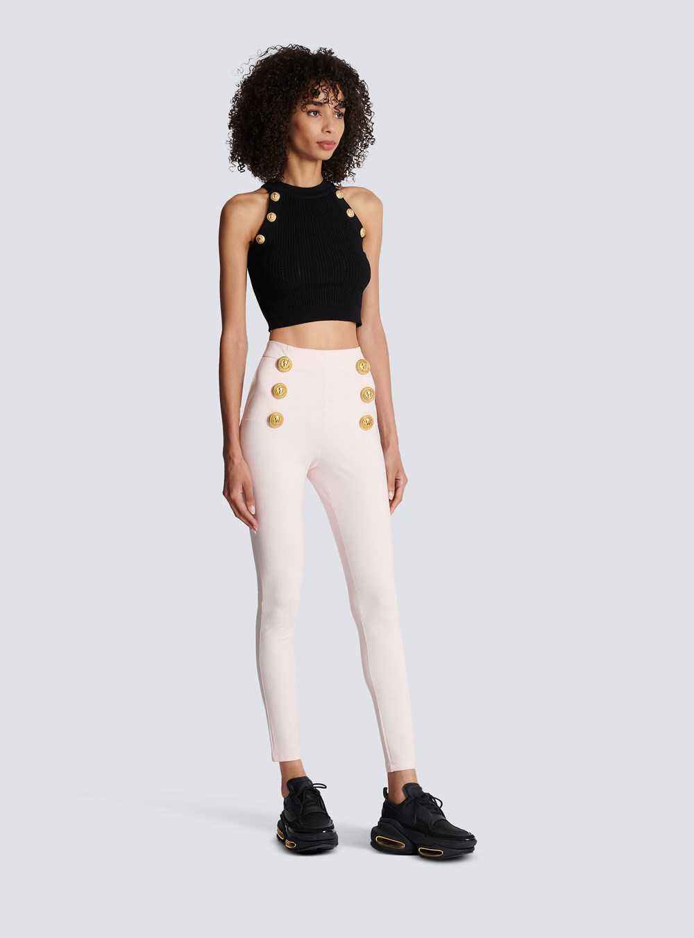 Balmain Jersey Skinny Pants Pink | WIJSHMX-79