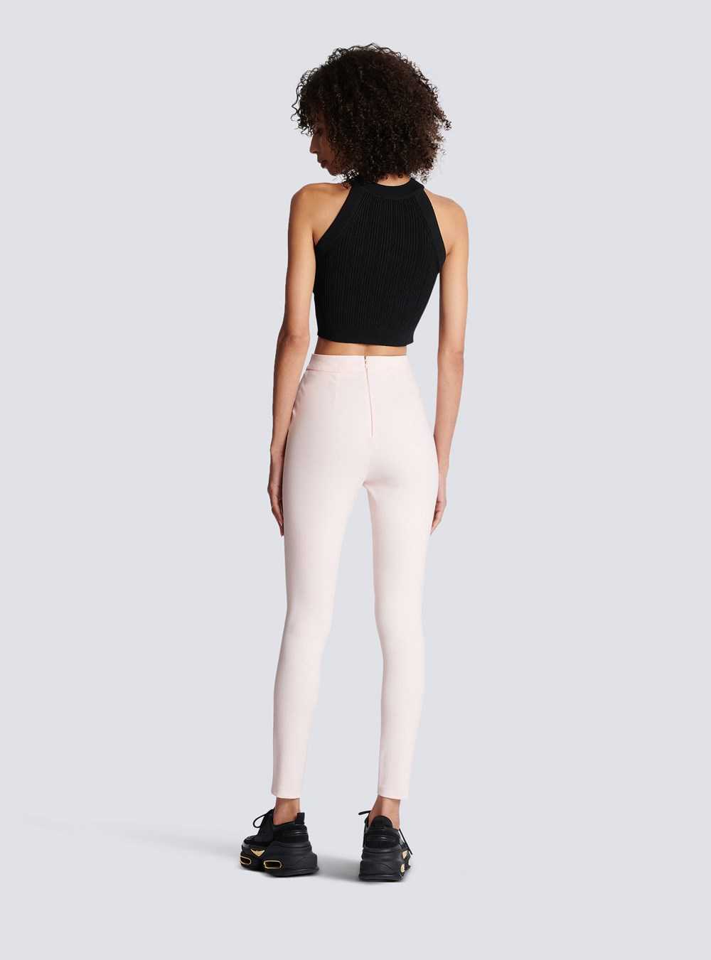 Balmain Jersey Skinny Pants Pink | WIJSHMX-79