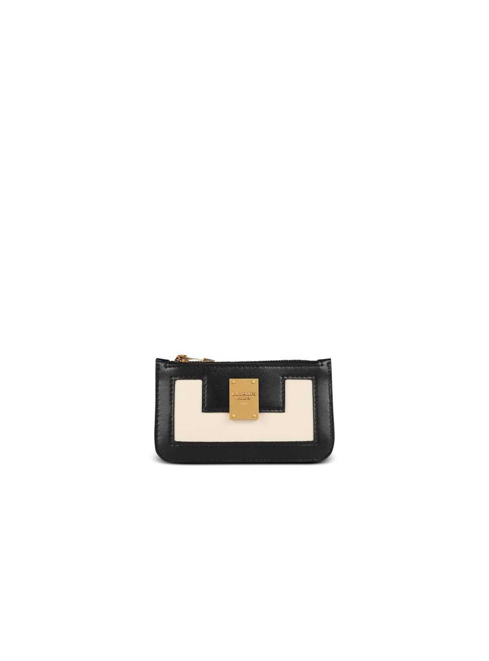 Balmain Leather 1945 Card Holder Beige | JBCQTFI-24