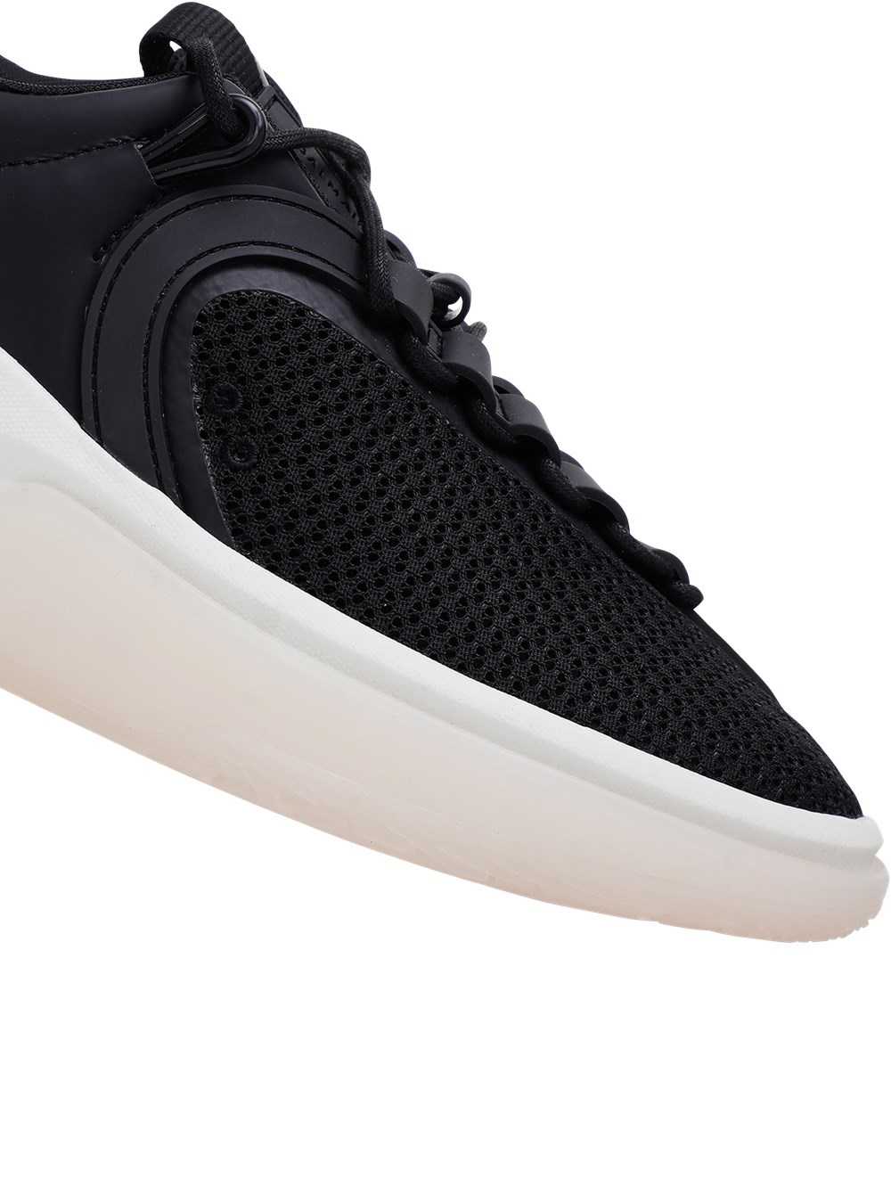 Balmain Leather And Mesh B-runner Sneakers Black | QFWJCSB-62