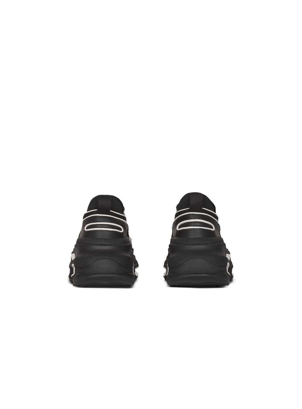 Balmain Leather And Neoprene B-bold Low-top Sneakers Black | ERNACQD-61