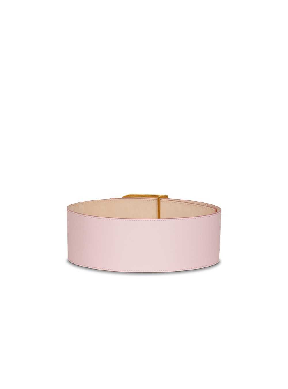 Balmain Leather B-belt Belt Pink | WFDJENZ-91