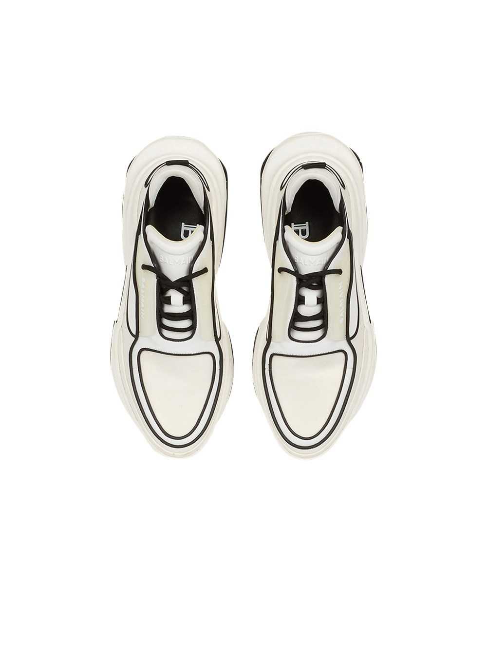 Balmain Leather B-bold Low-top Sneakers White | ILAEVDT-20