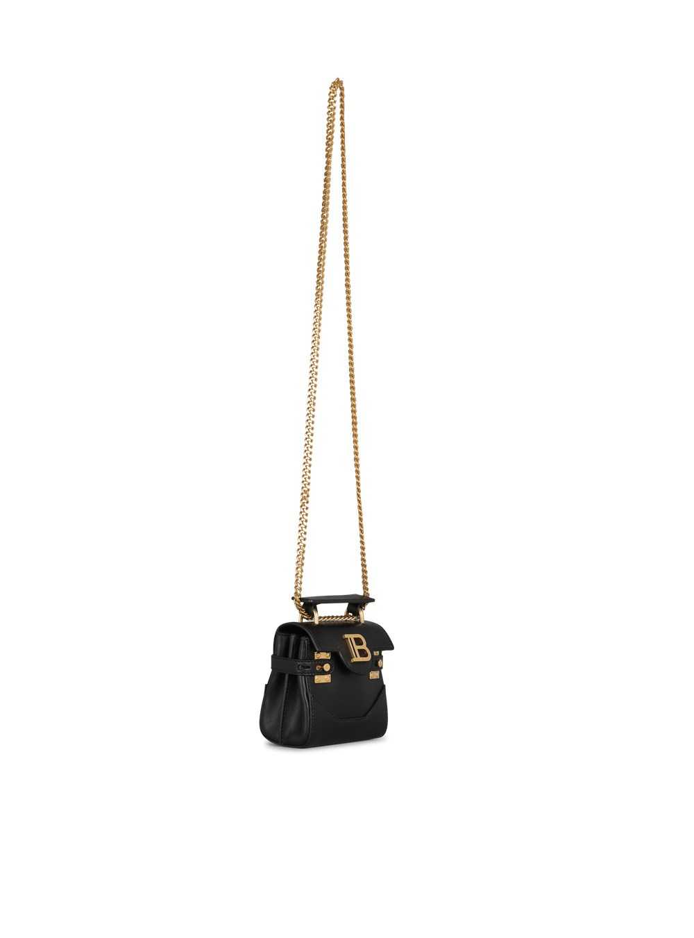 Balmain Leather B-buzz Mini Bag Black | ILAUZRJ-80