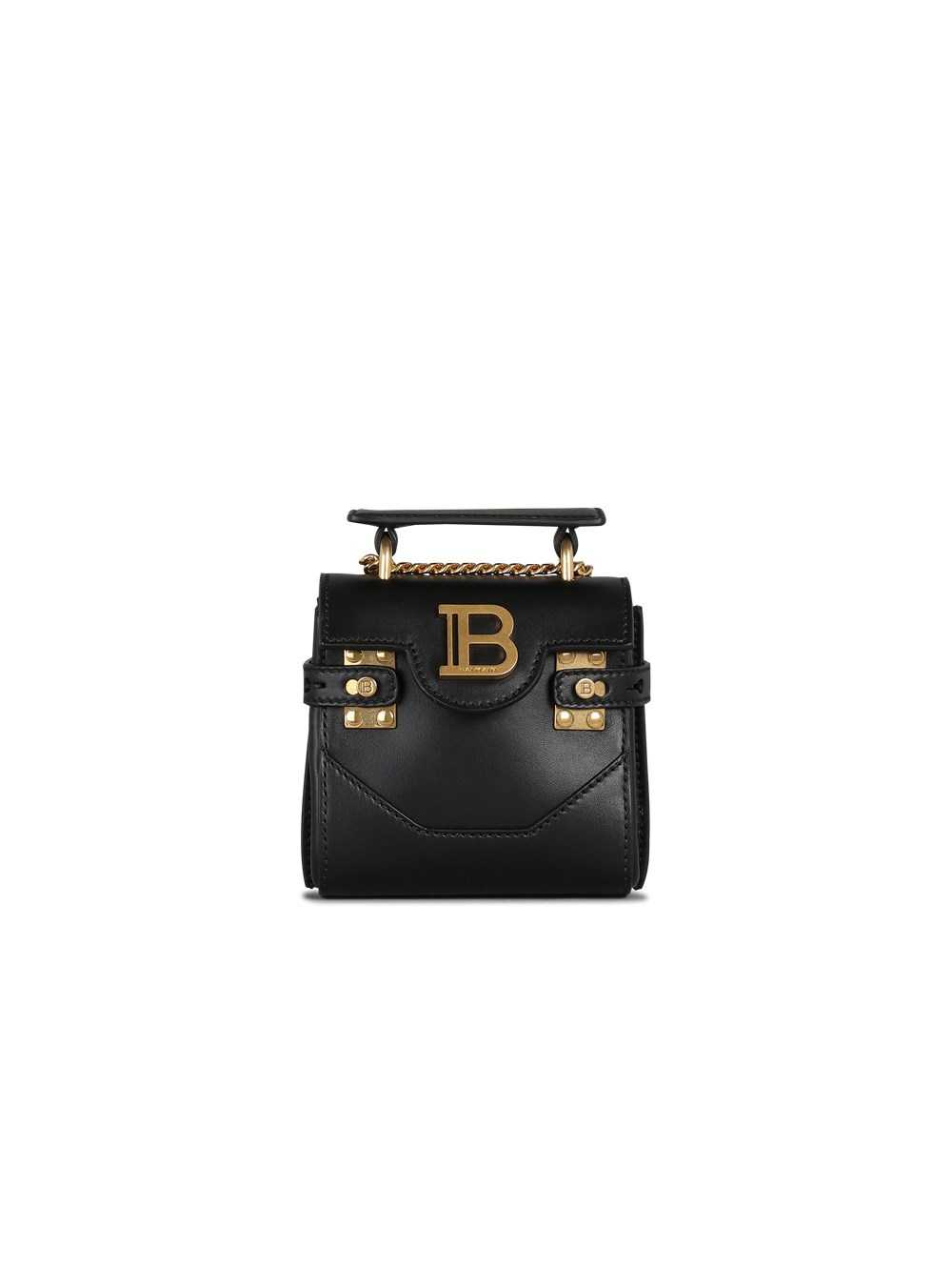 Balmain Leather B-buzz Mini Bag Black | ILAUZRJ-80