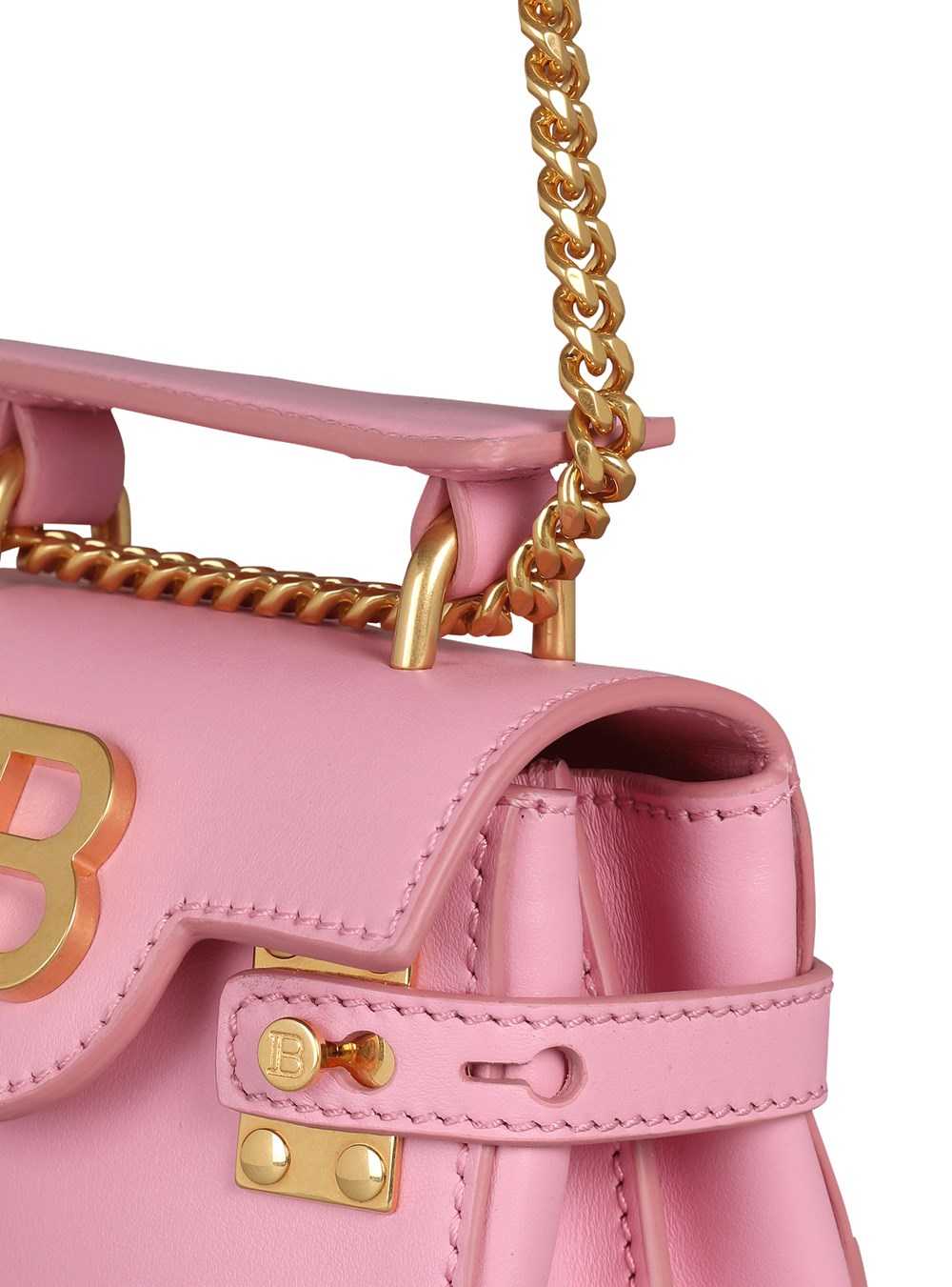 Balmain Leather B-buzz Mini Bag Pink | LSPWUAQ-70