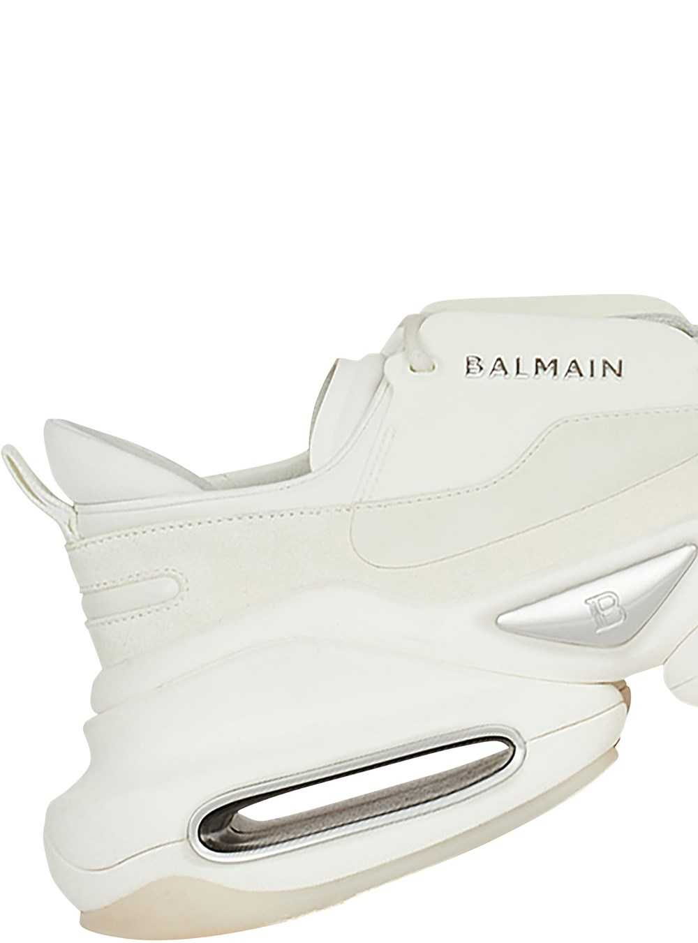 Balmain Leather, Neoprene And Suede B-bold Low-top Sneakers White | OGZYVFS-05