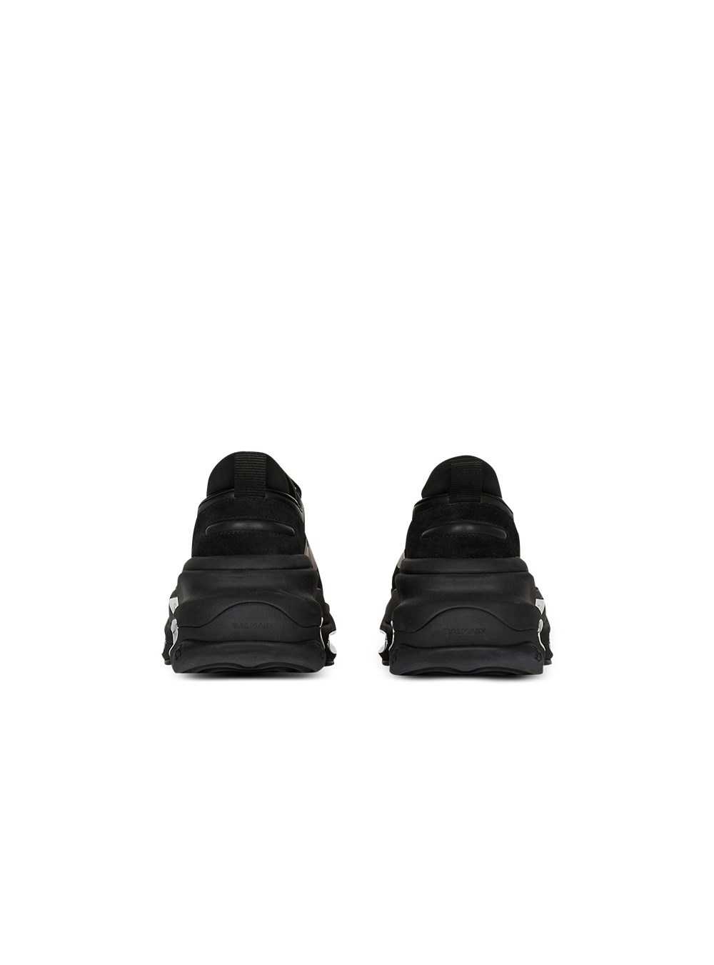 Balmain Leather, Neoprene And Suede B-bold Low-top Sneakers Black | QXSTOLJ-95