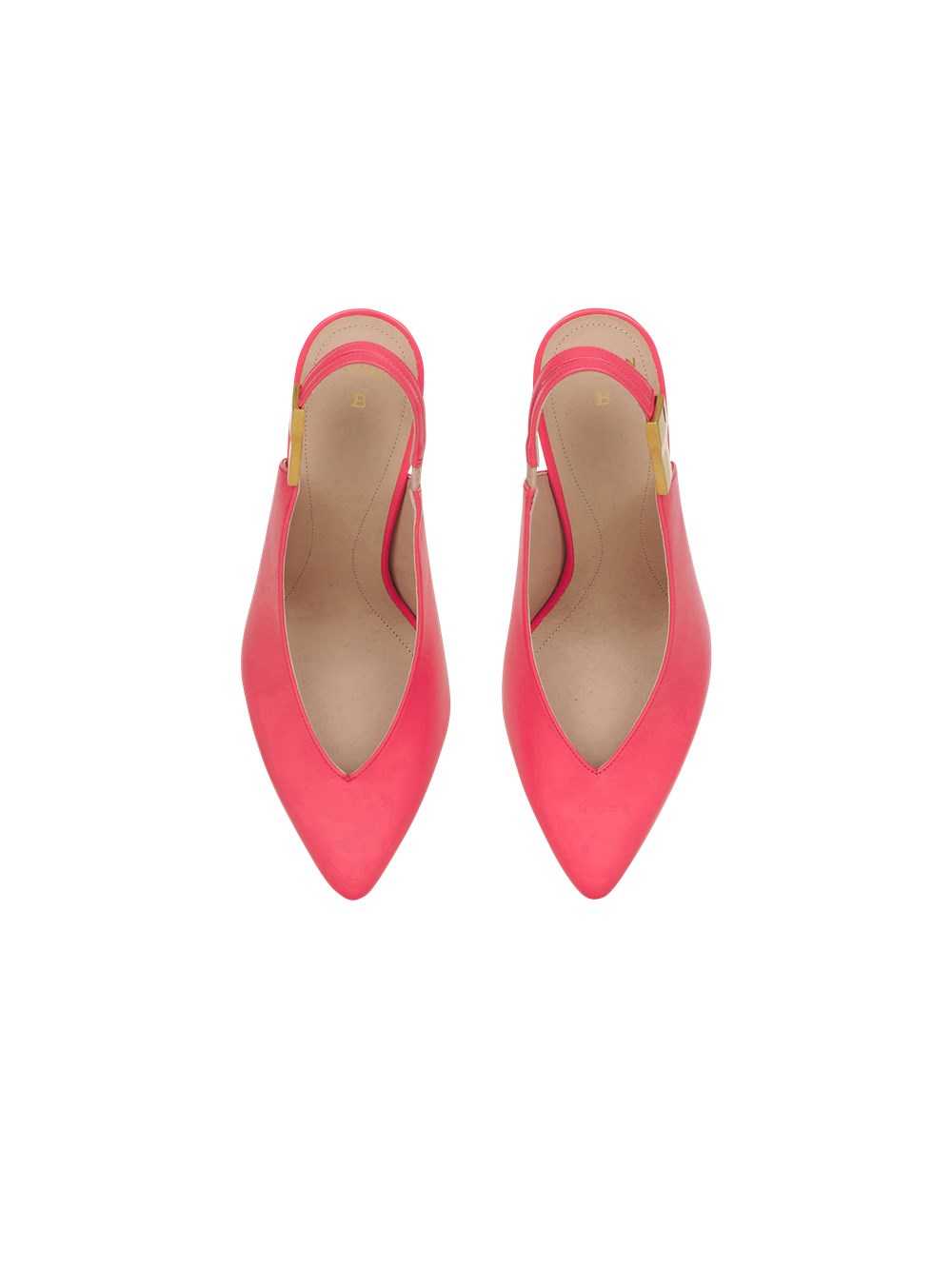 Balmain Leather Tara Pumps Pink | ZCOAHJF-85