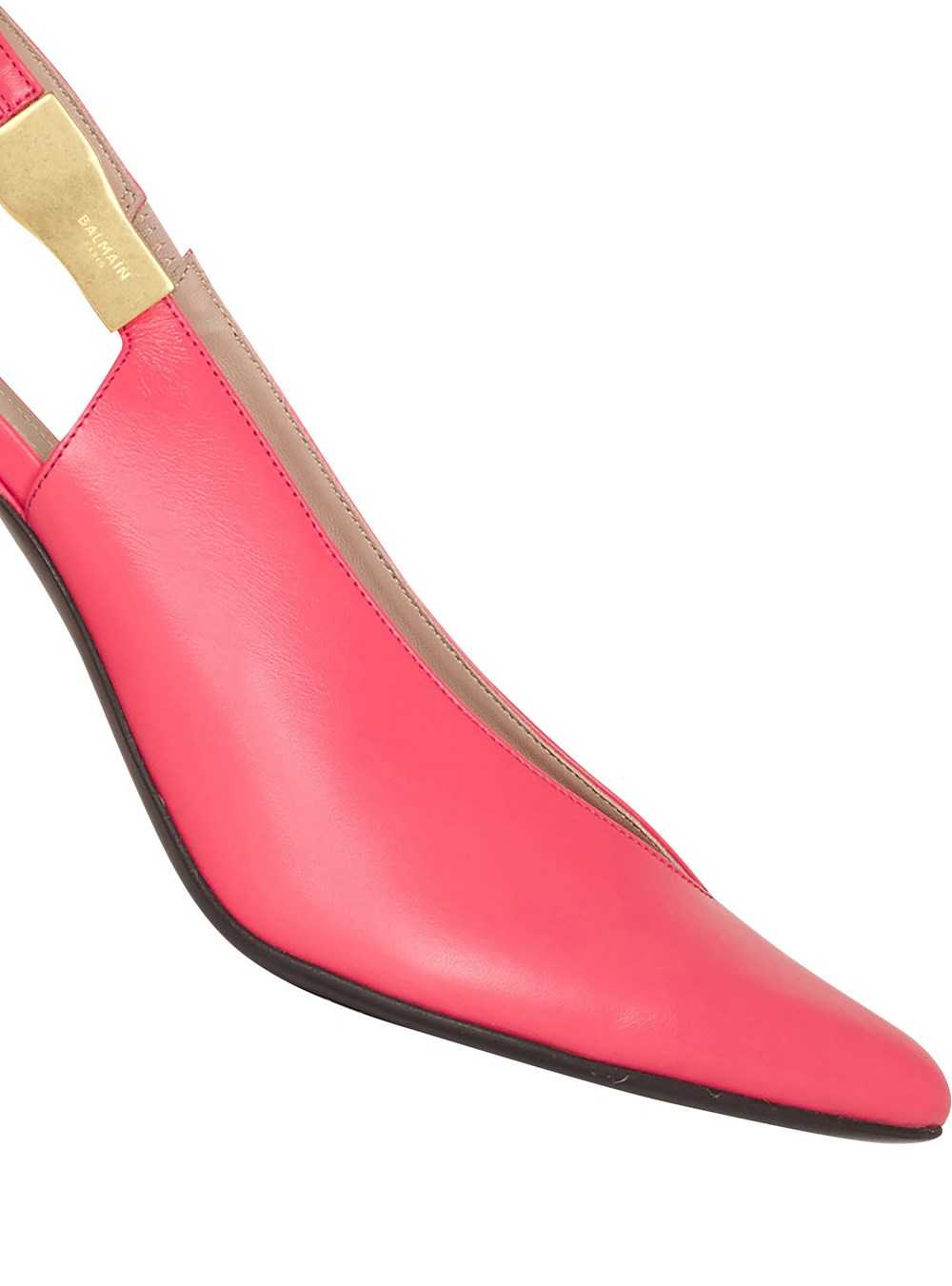 Balmain Leather Tara Pumps Pink | ZCOAHJF-85