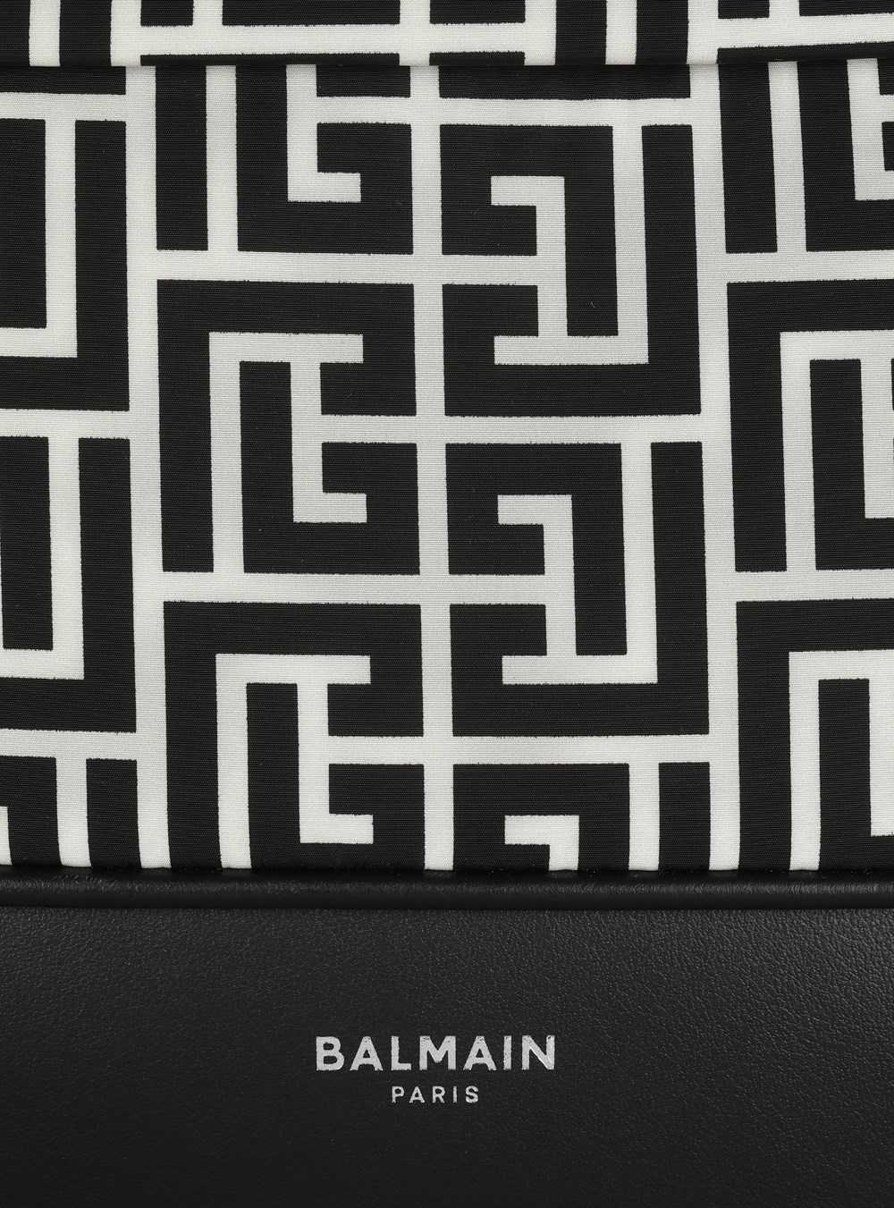 Balmain Maxi Monogram Nylon Belt Bag Black | QADHUYC-15