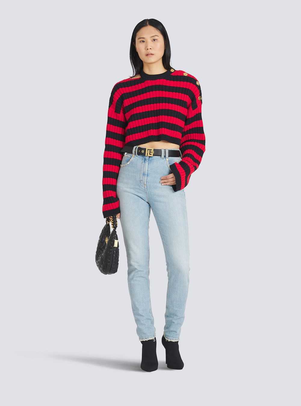 Balmain Nautical Sweater Red | SMEGPHN-82