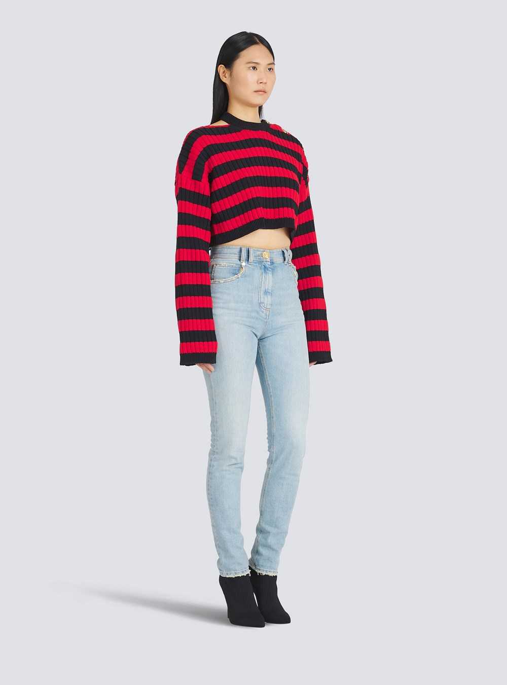 Balmain Nautical Sweater Red | SMEGPHN-82