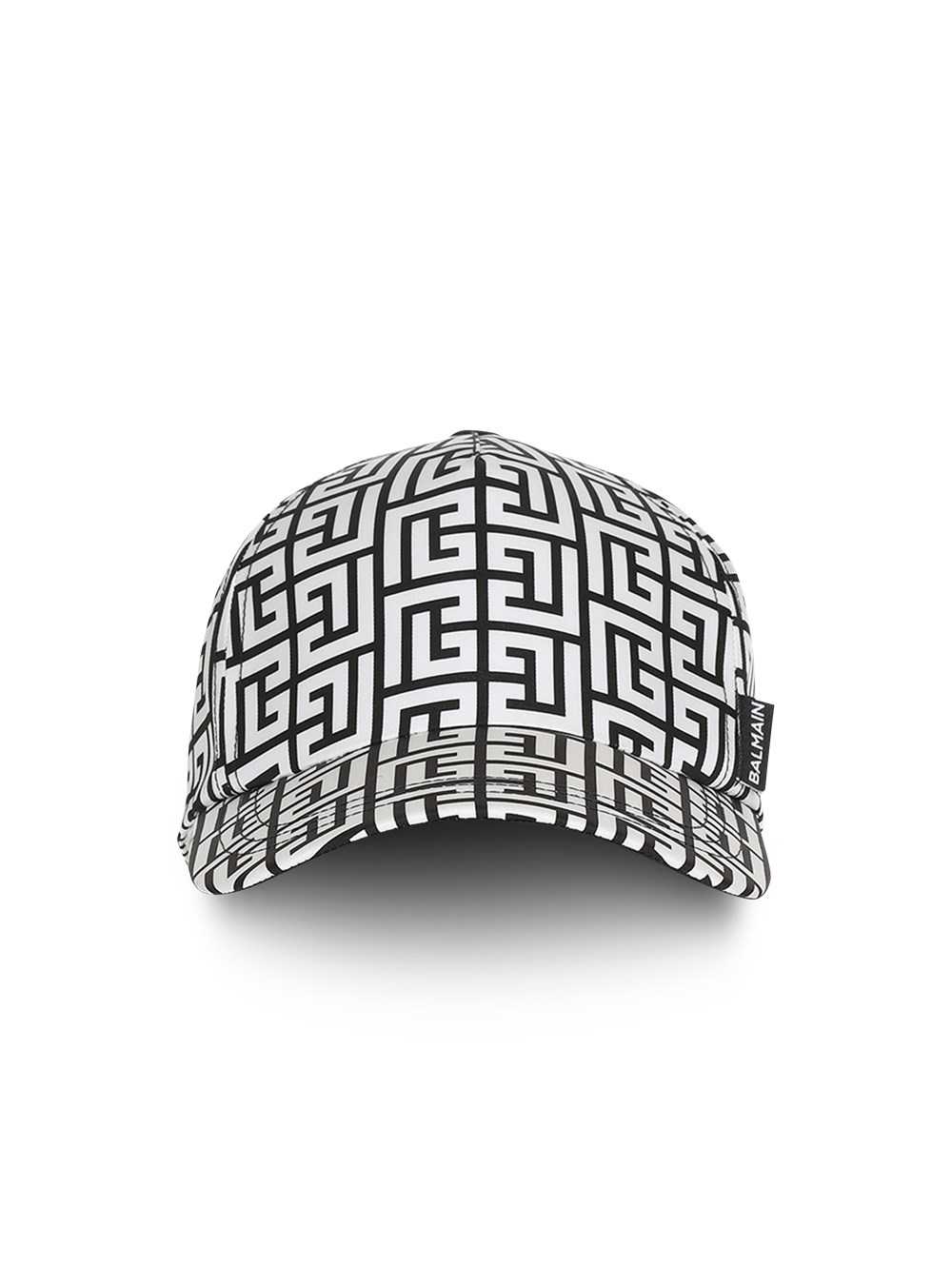 Balmain Nylon Cap With Balmain Monogram Black | OBNTHXR-58