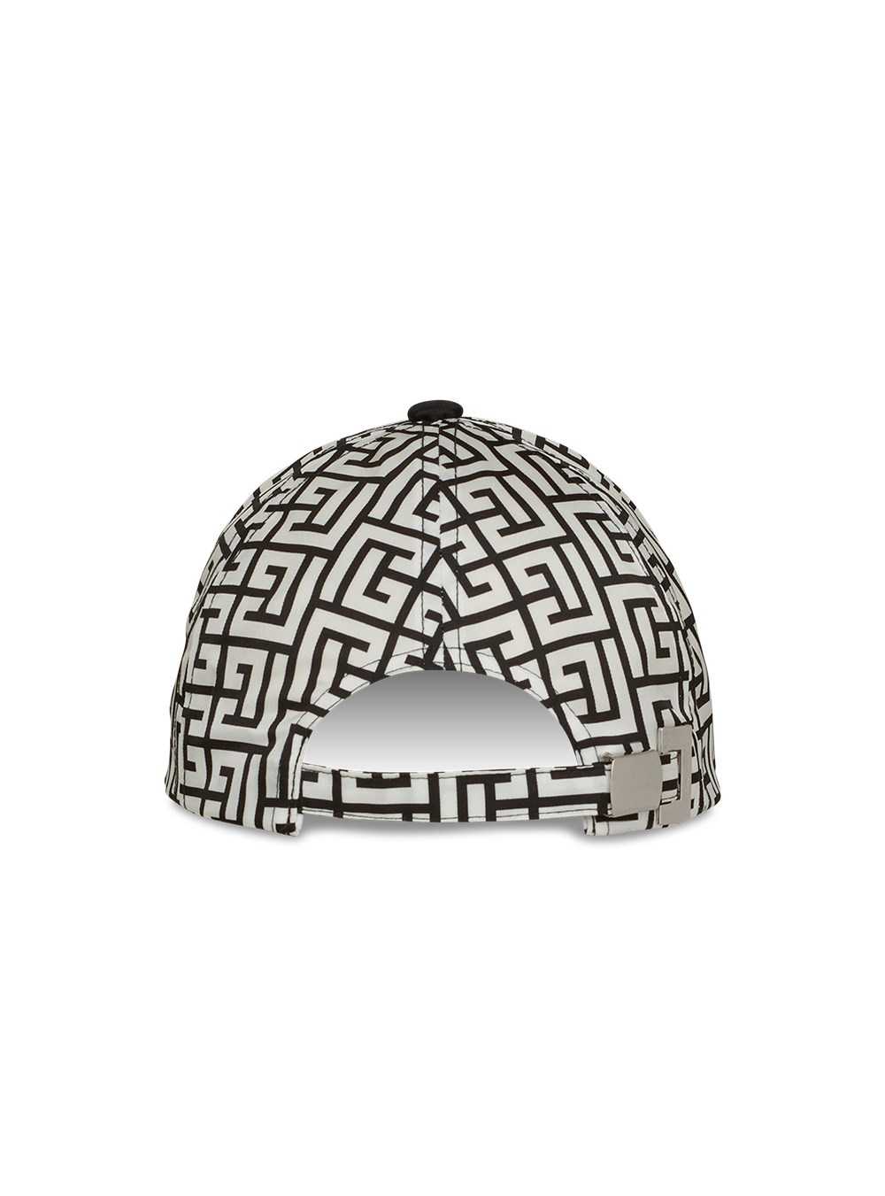 Balmain Nylon Cap With Balmain Monogram Black | UQKMTZG-94