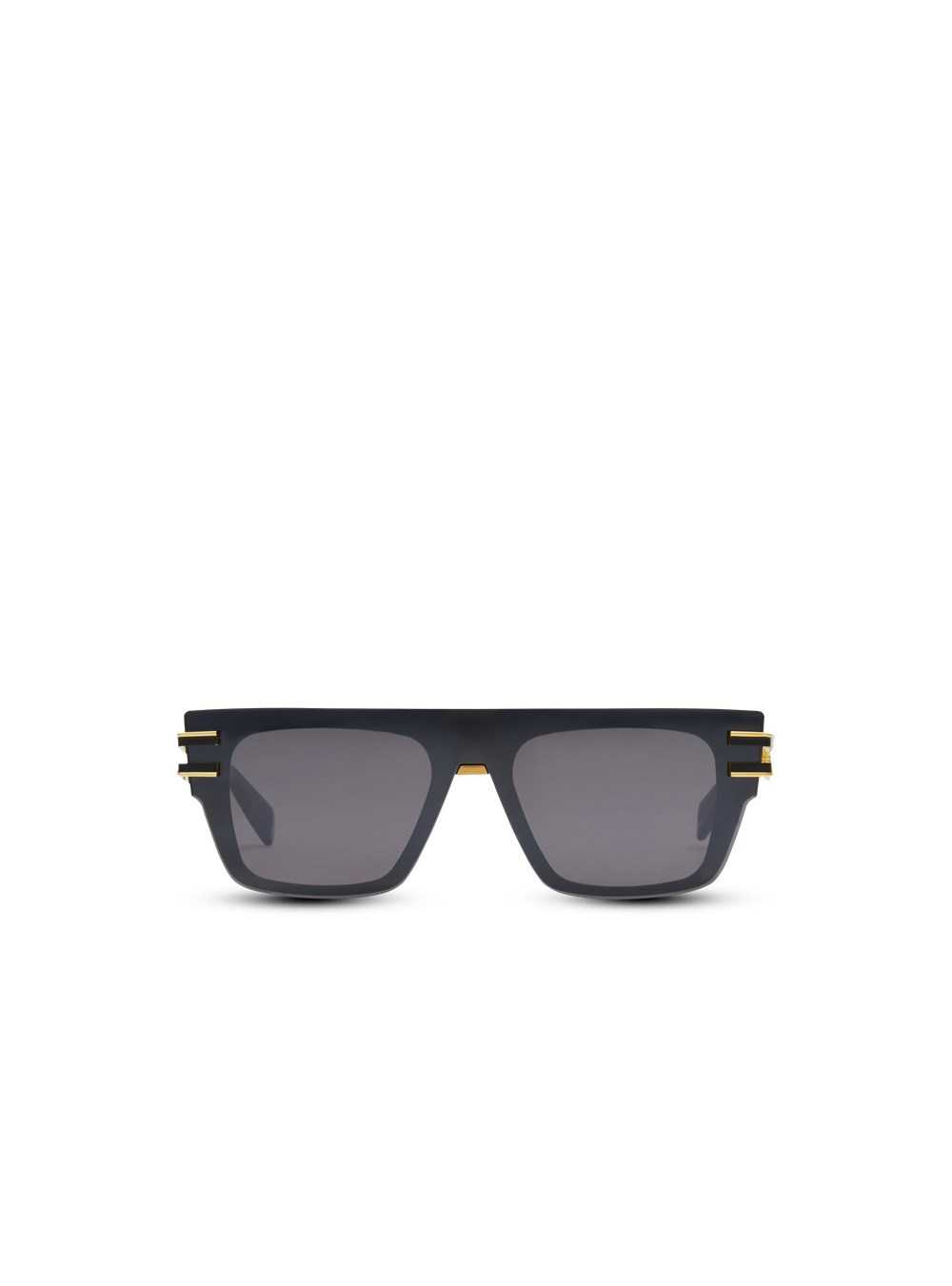 Balmain Nylon Plastic Soldat Sunglasses Black | AGFJBQW-42