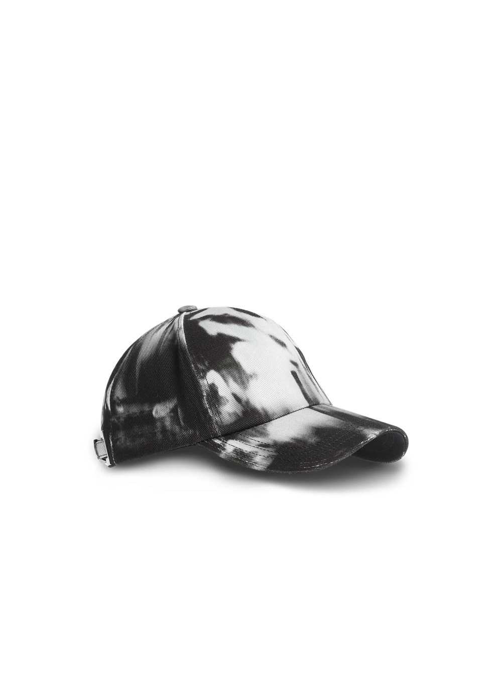 Balmain Printed Cotton Cap Black | OQAVRJL-50