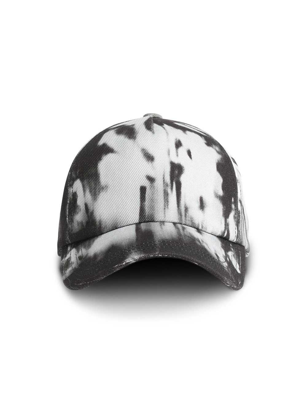 Balmain Printed Cotton Cap Black | OQAVRJL-50