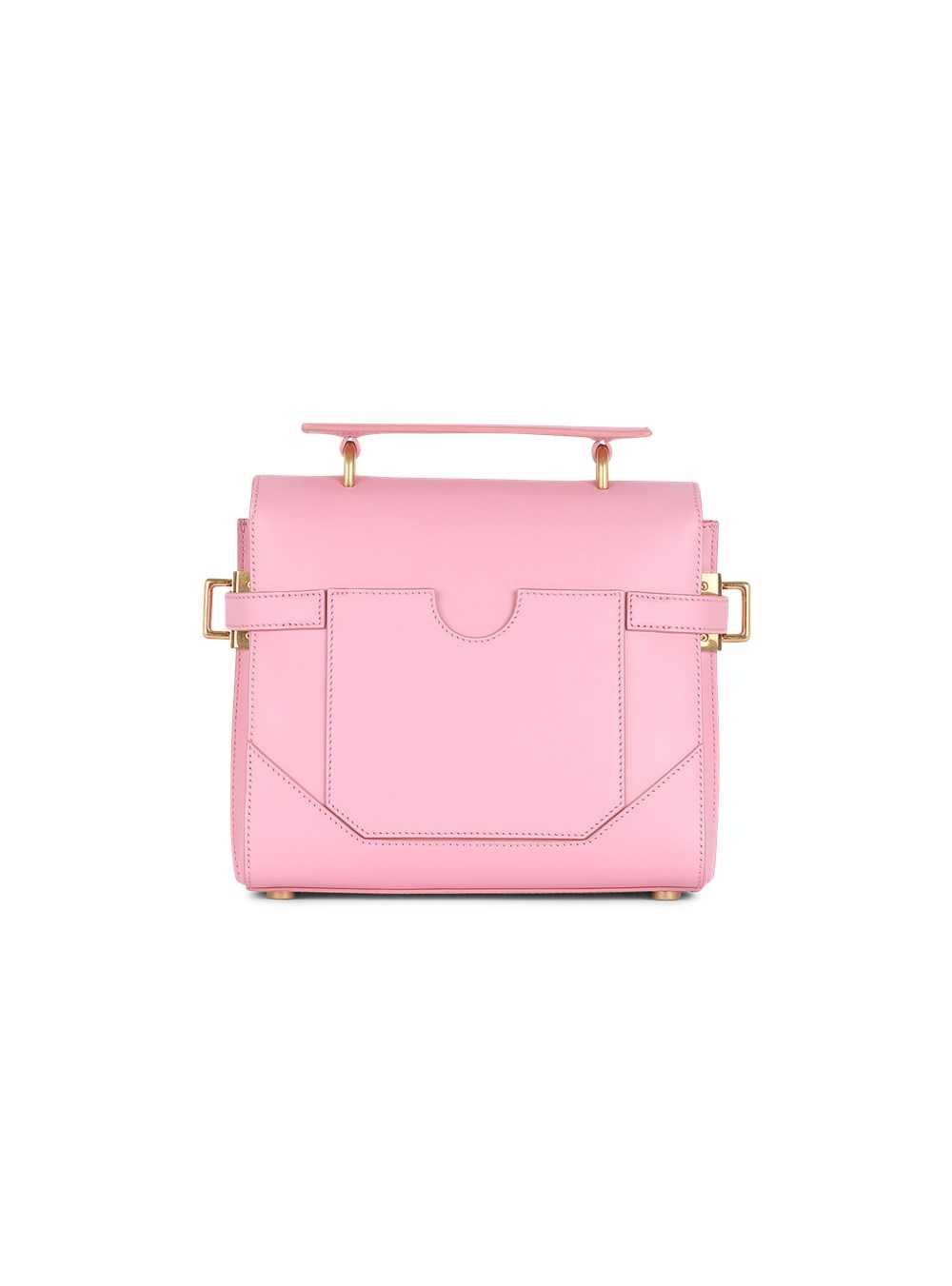 Balmain Quilted Leather B-buzz 23 Bag Pink | INSFAKM-27