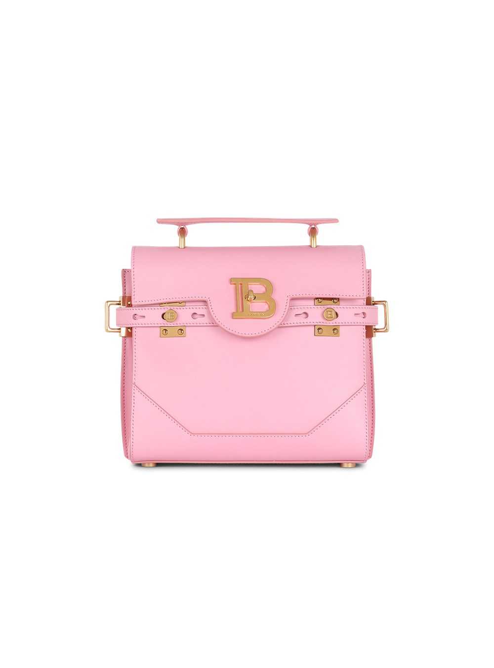 Balmain Quilted Leather B-buzz 23 Bag Pink | INSFAKM-27