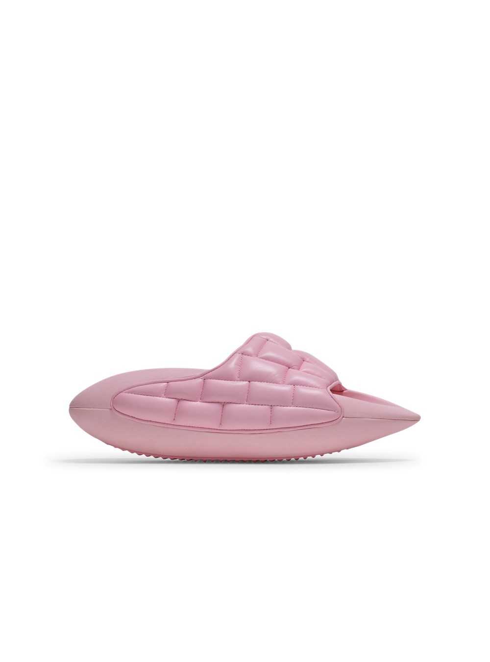 Balmain Quilted Leather B-it Mules Pink | UVOXHBN-31