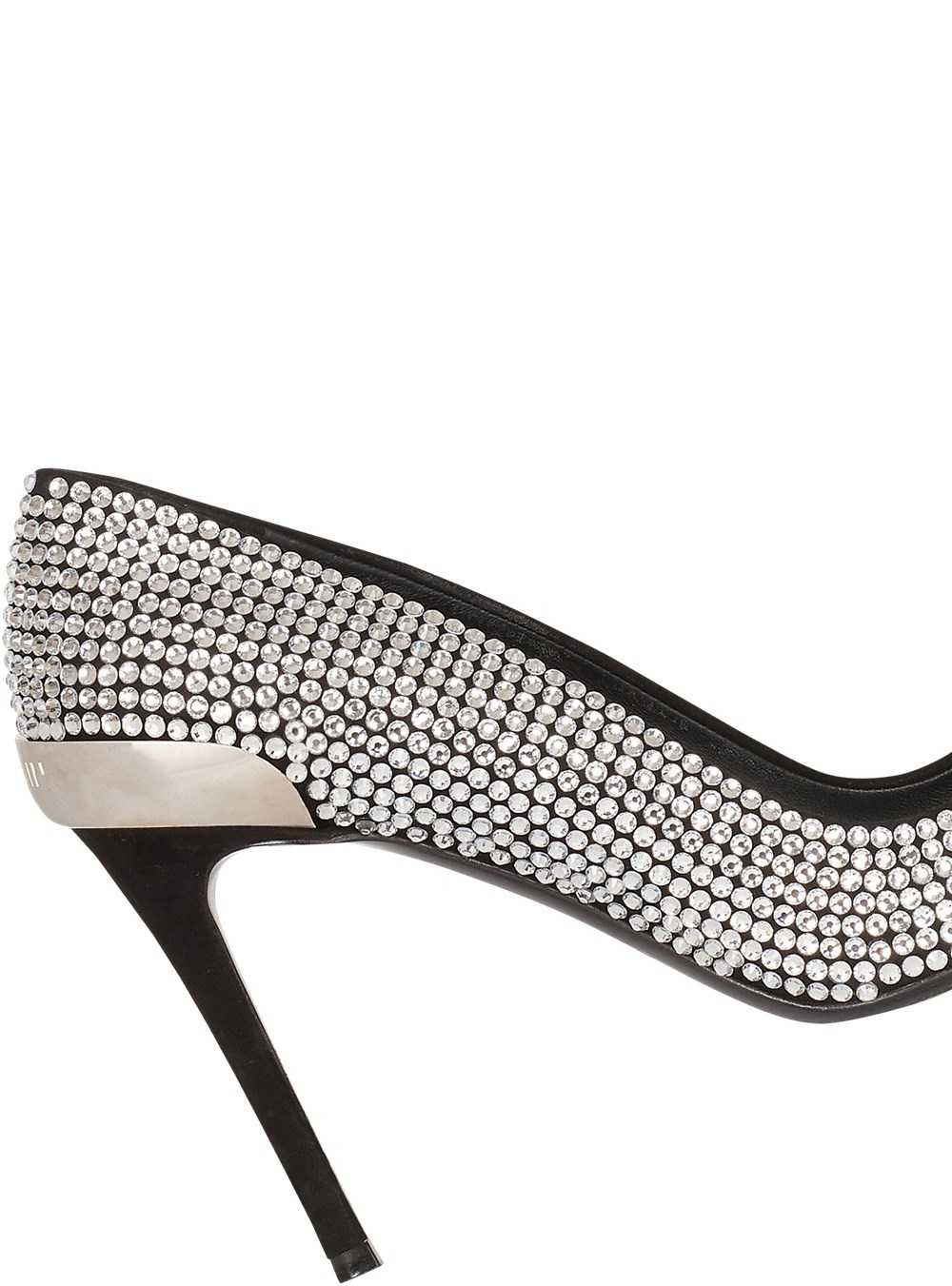 Balmain Rhinestones Ruby Pumps Silver | RIYAZTF-34