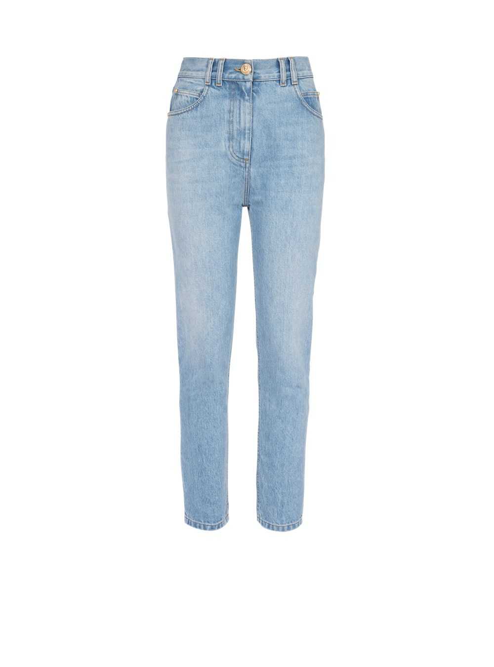 Balmain Slim Cut Jeans Blue | IDUTPKO-19