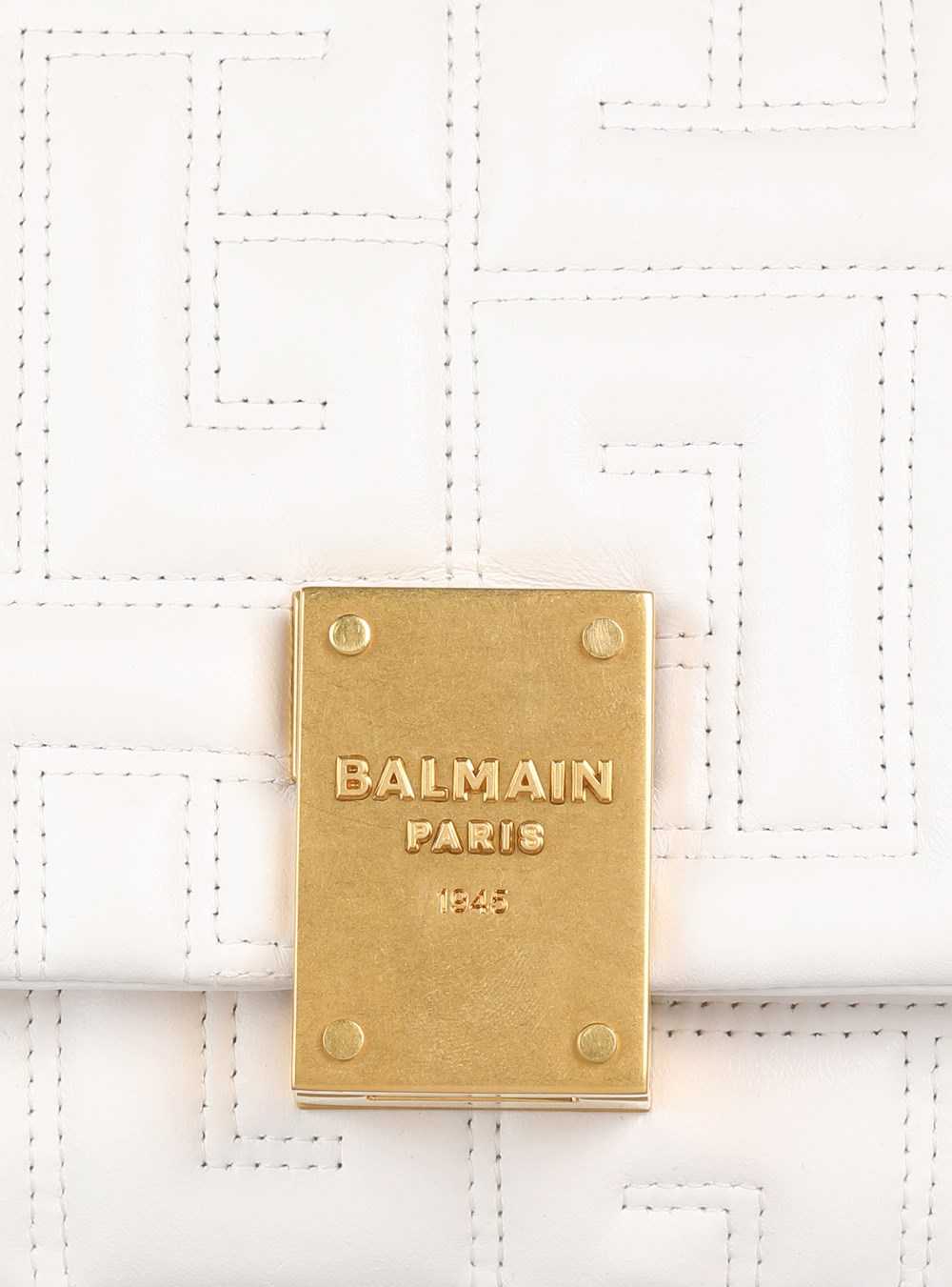 Balmain Small 1945 Soft Bag In Quilted Leather Pink | XITAFRC-57