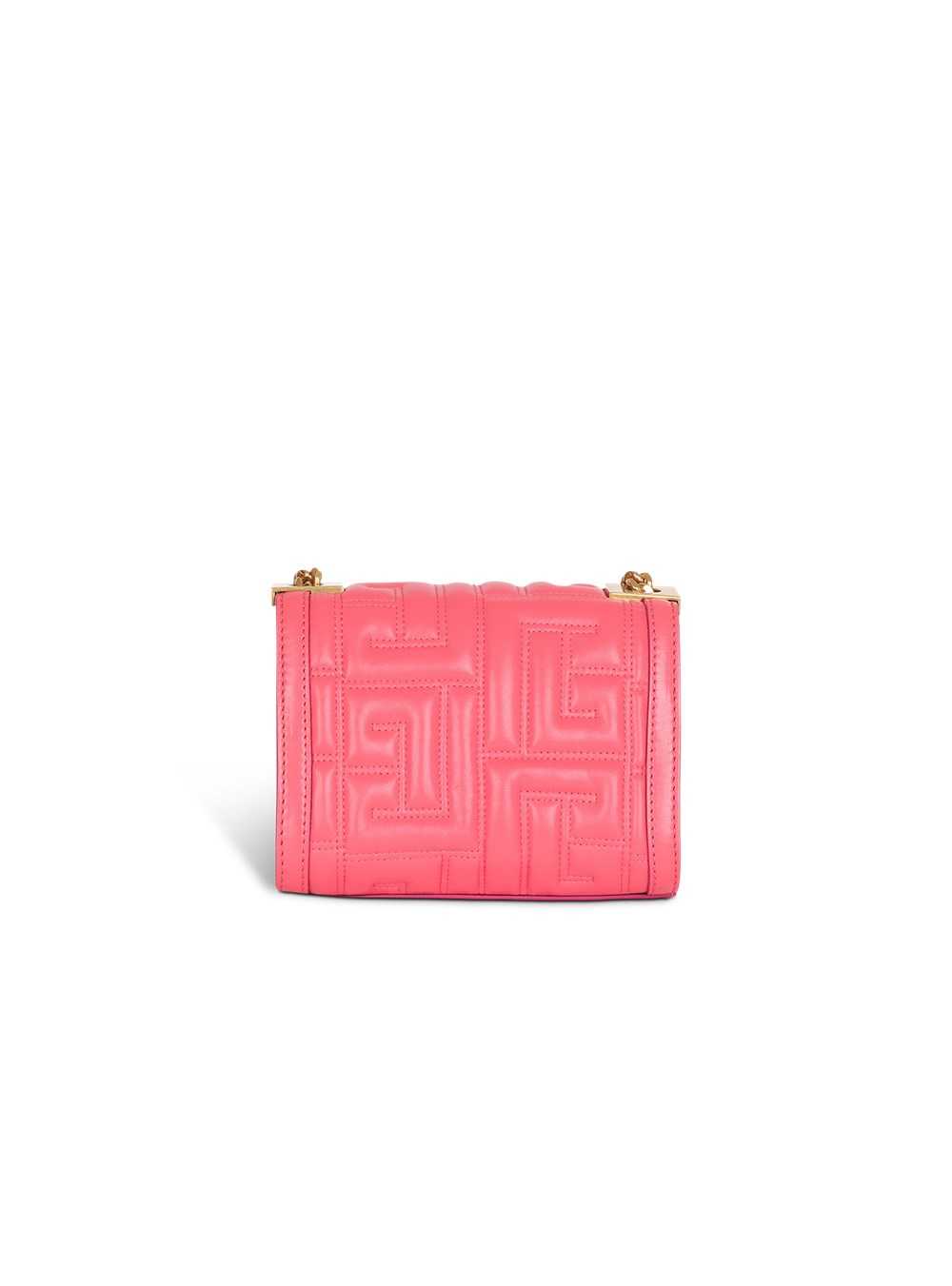 Balmain Small-sized Quilted Leather 1945 Bag Pink | VMKRELP-45