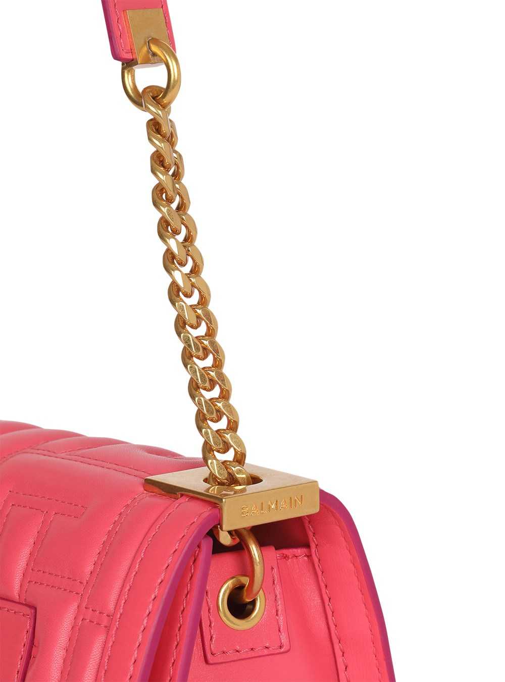 Balmain Small-sized Quilted Leather 1945 Bag Pink | VMKRELP-45