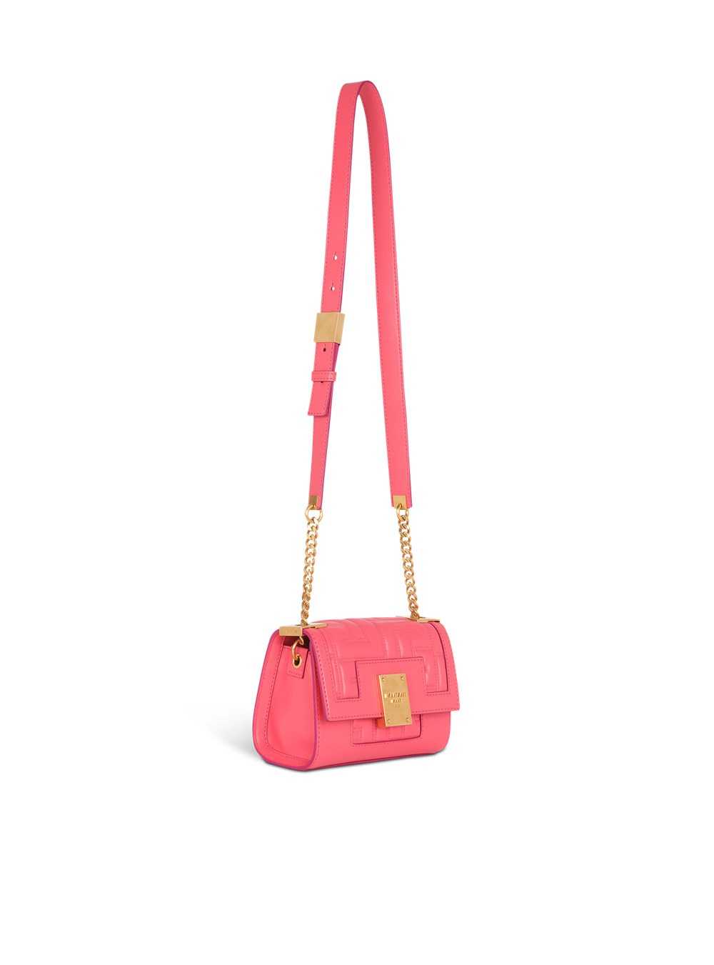 Balmain Small-sized Quilted Leather 1945 Bag Pink | VMKRELP-45