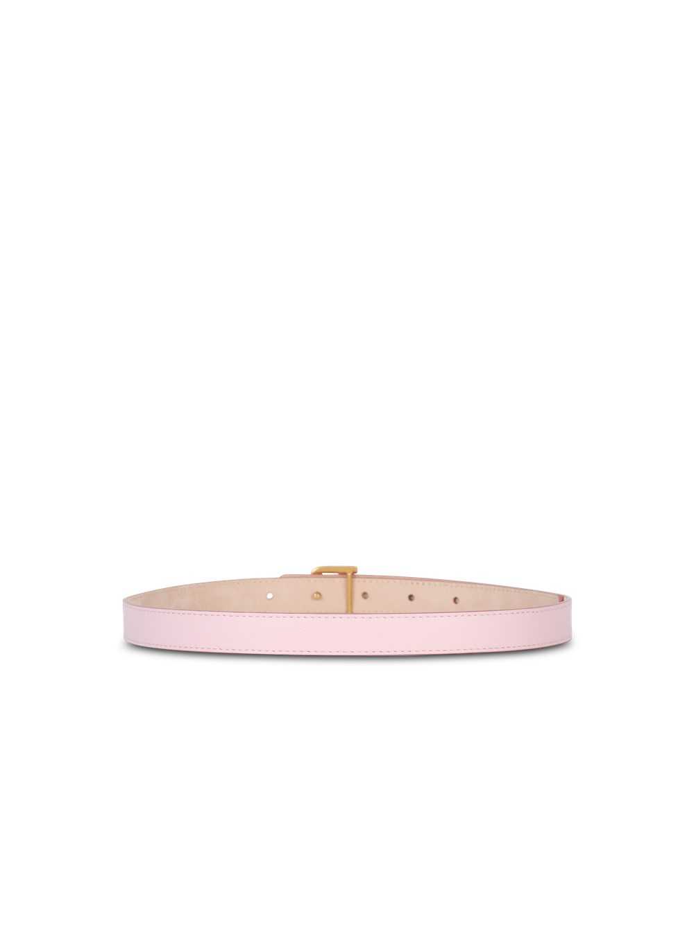 Balmain Smooth Leather B-belt Belt Pink | FURHYBO-01