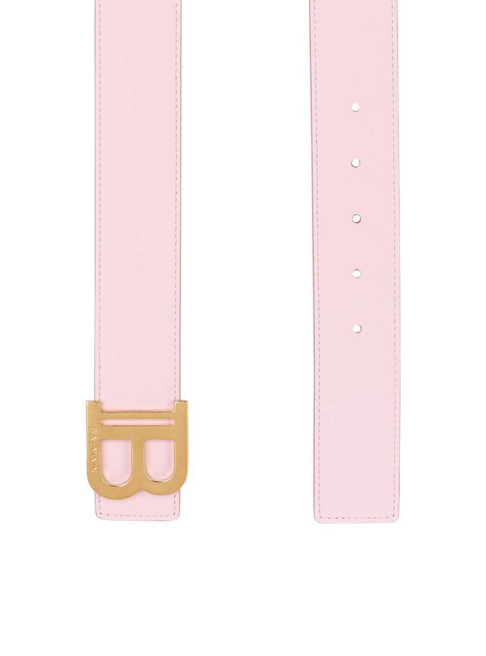 Balmain Smooth Leather B-belt Belt Pink | XOLJDEK-75