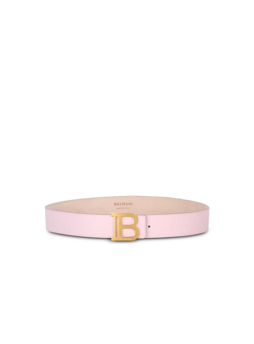 Balmain Smooth Leather B-belt Belt Pink | XOLJDEK-75