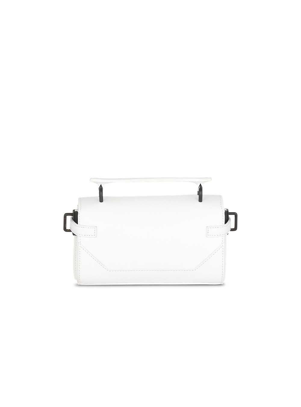 Balmain Smooth Leather B-buzz 19 Baguette Bag White | ZACFXVO-05