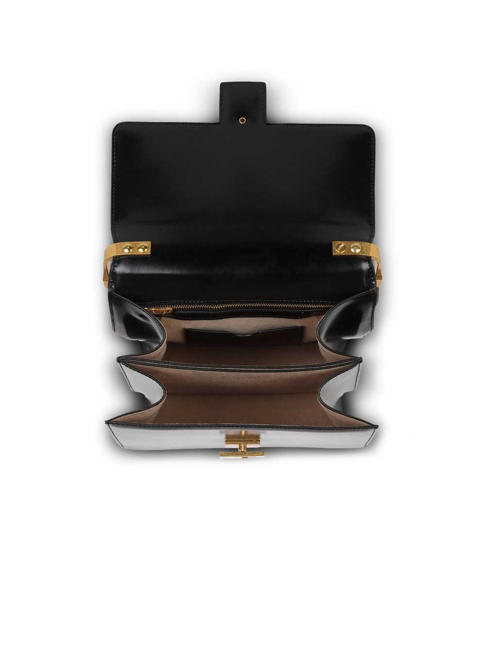 Balmain Smooth Leather Ely Bag Black | CAFUMNO-79