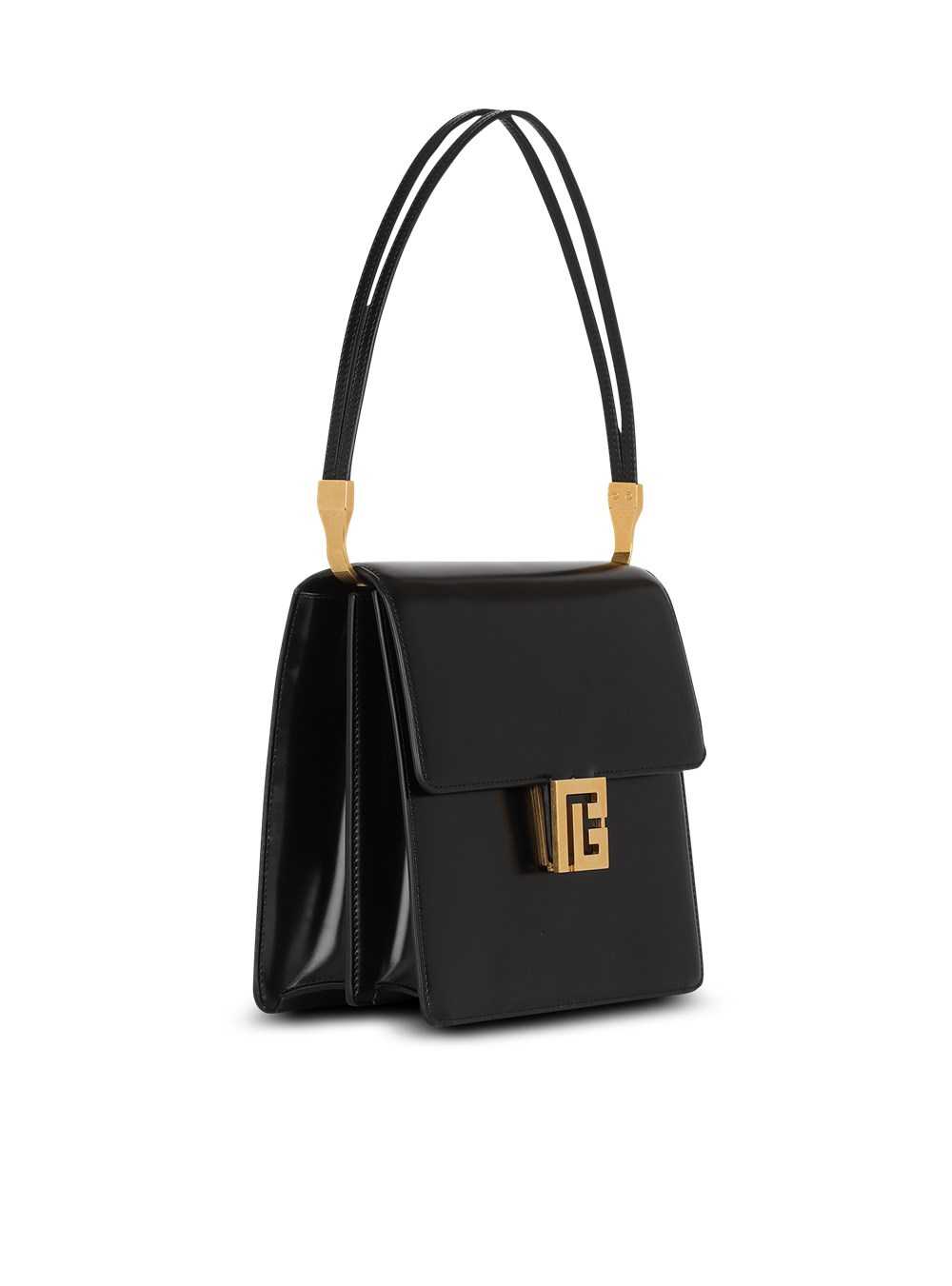 Balmain Smooth Leather Ely Bag Black | CAFUMNO-79