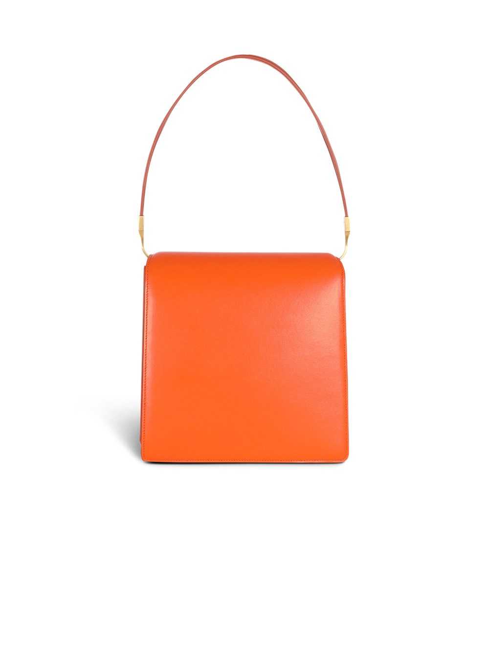 Balmain Smooth Leather Ely Bag Orange | SADVHBF-58