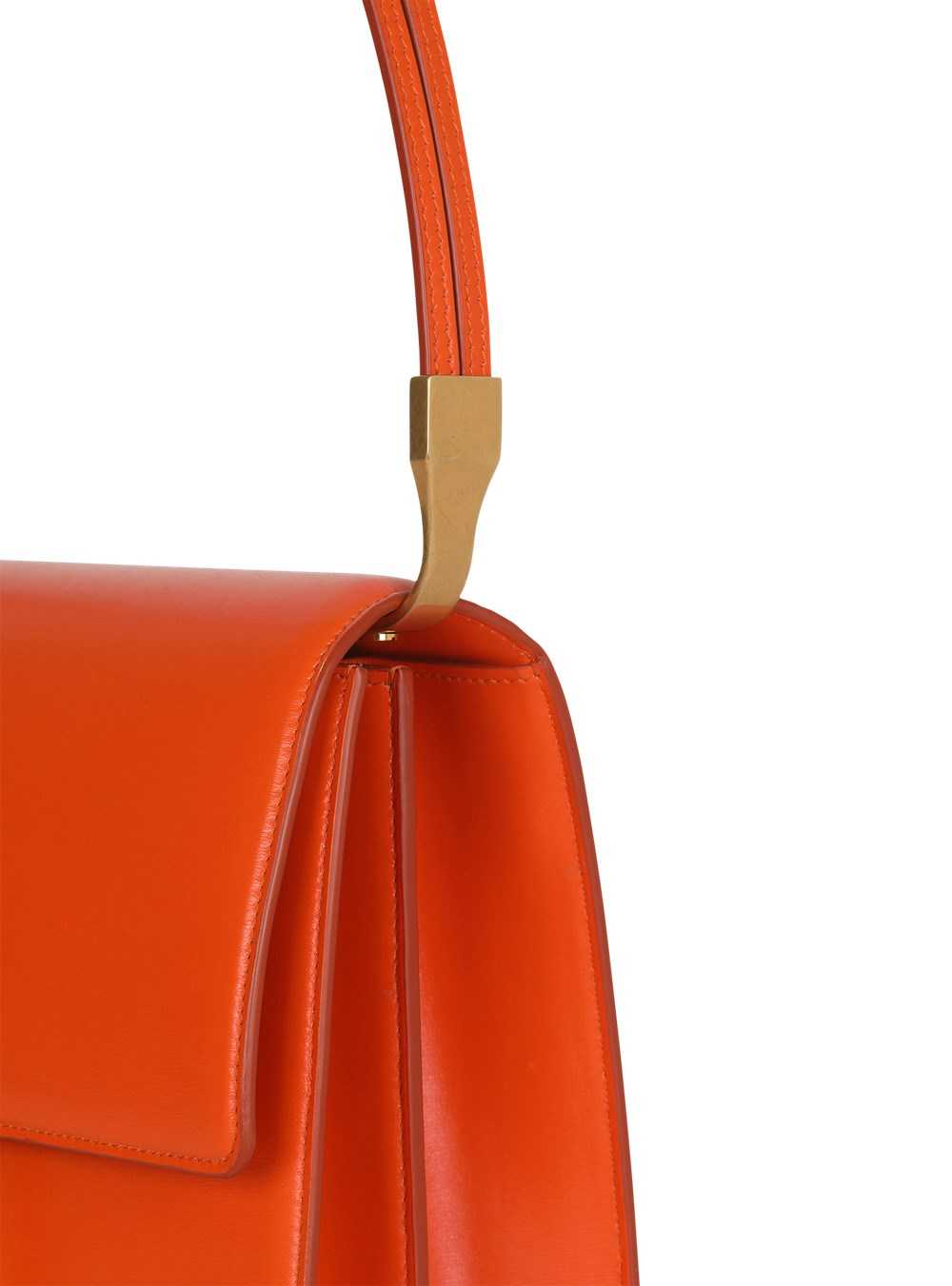 Balmain Smooth Leather Ely Bag Orange | SADVHBF-58