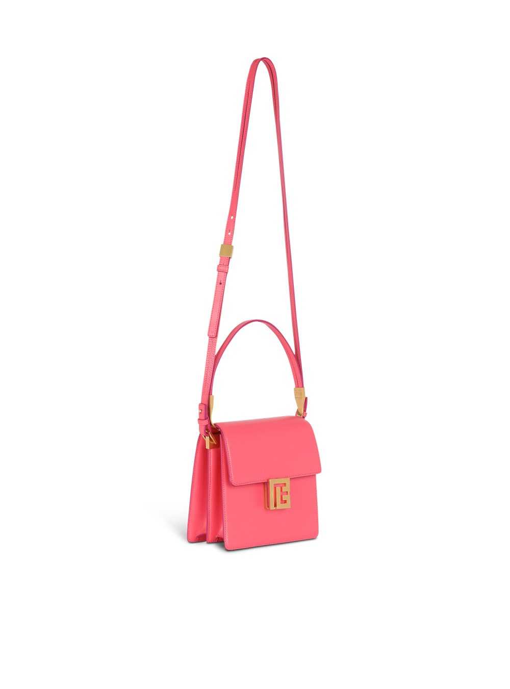 Balmain Smooth Leather Ely Bag Pink | XQZWKMV-03