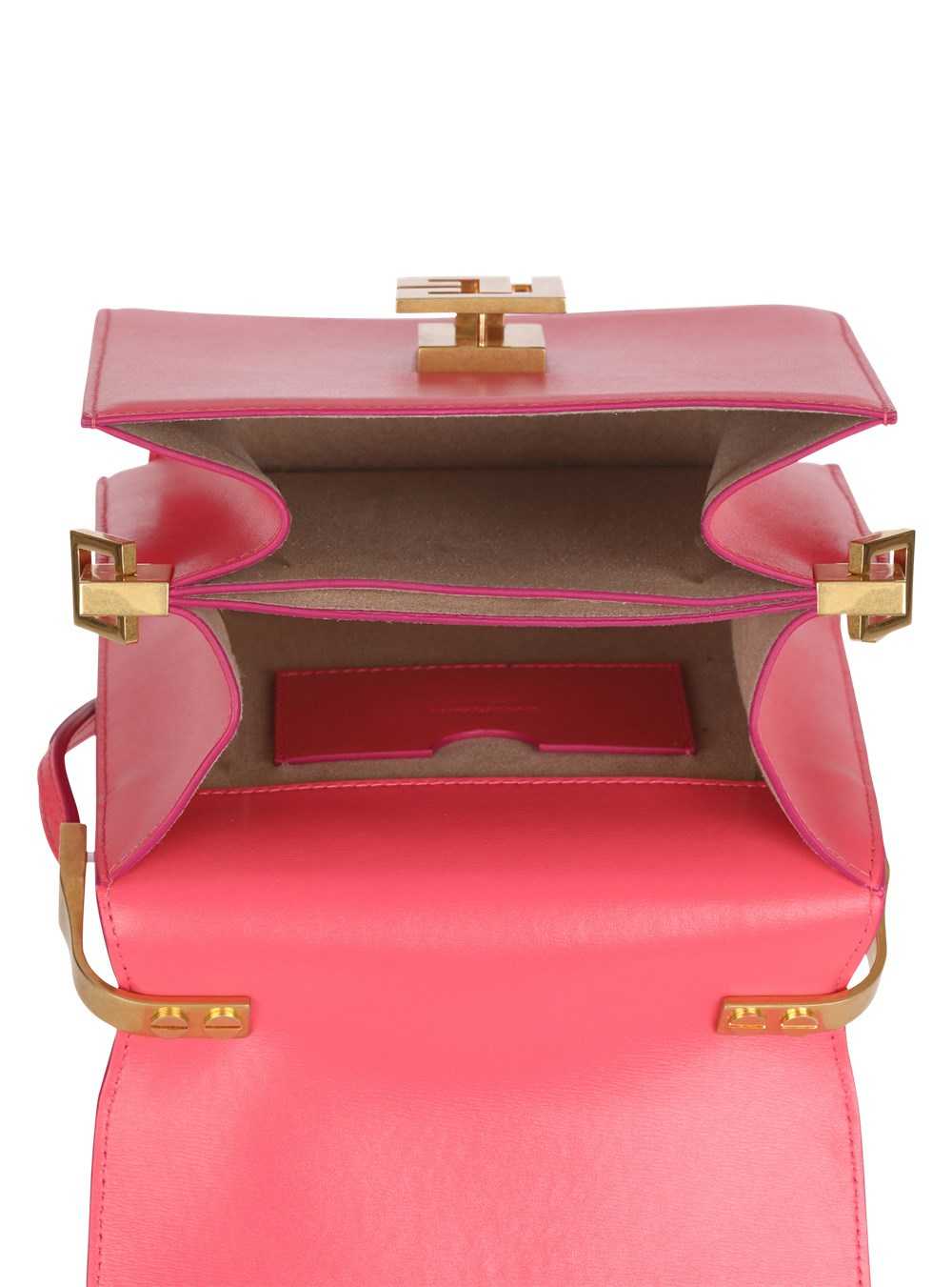 Balmain Smooth Leather Ely Bag Pink | XQZWKMV-03