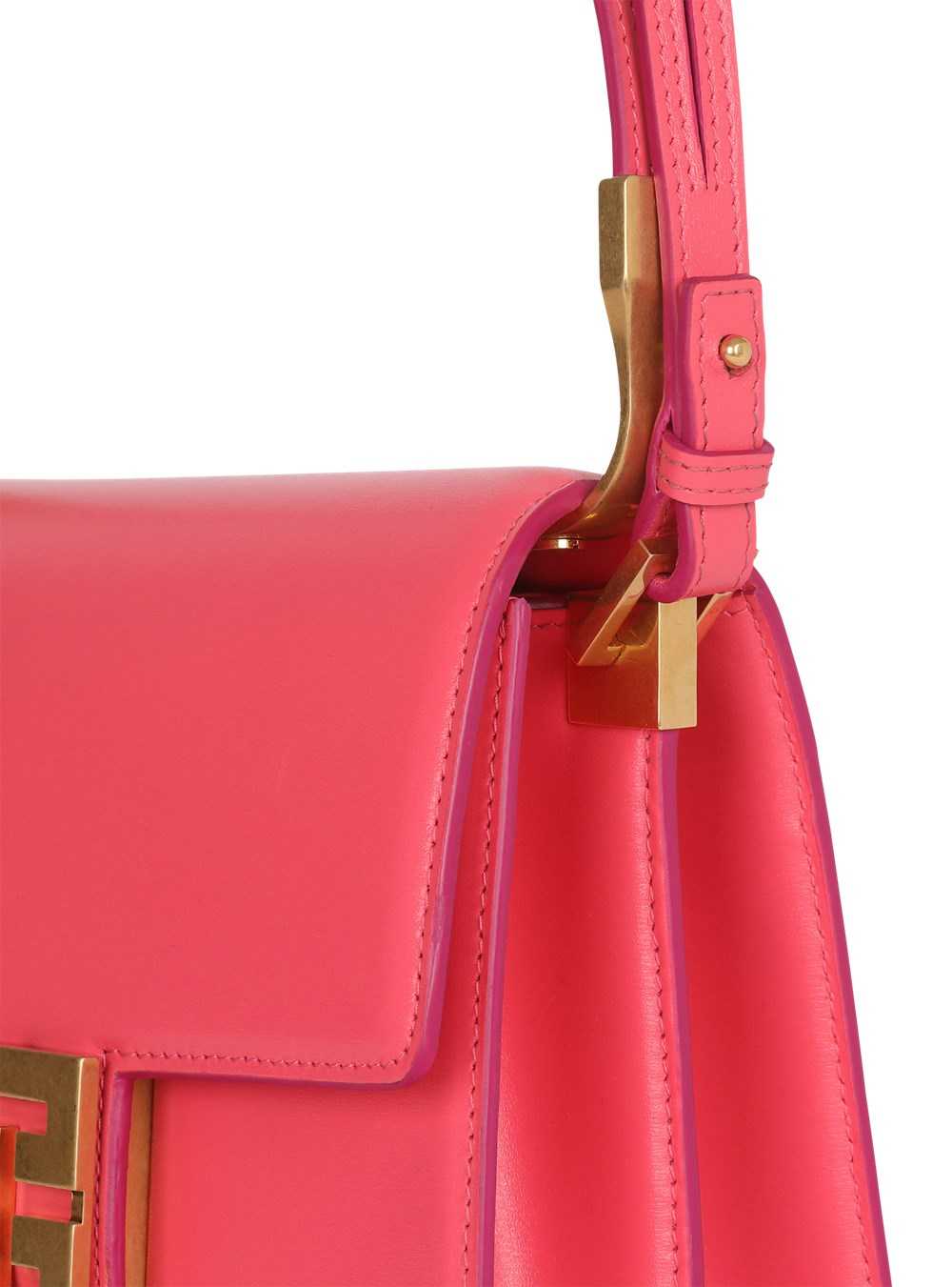 Balmain Smooth Leather Ely Bag Pink | XQZWKMV-03