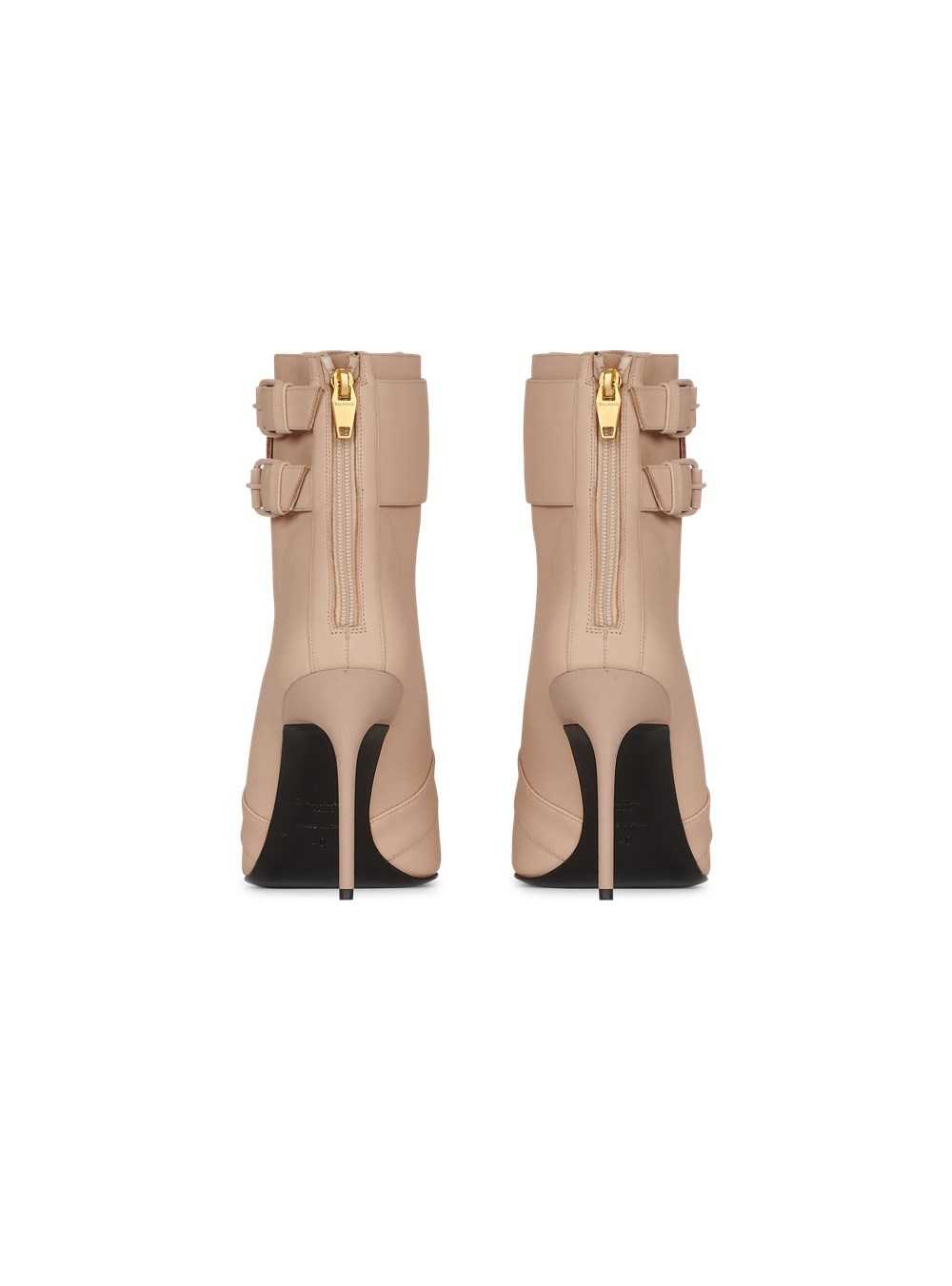 Balmain Suede Uria Ankle Boots Pink | EVZLBFP-35