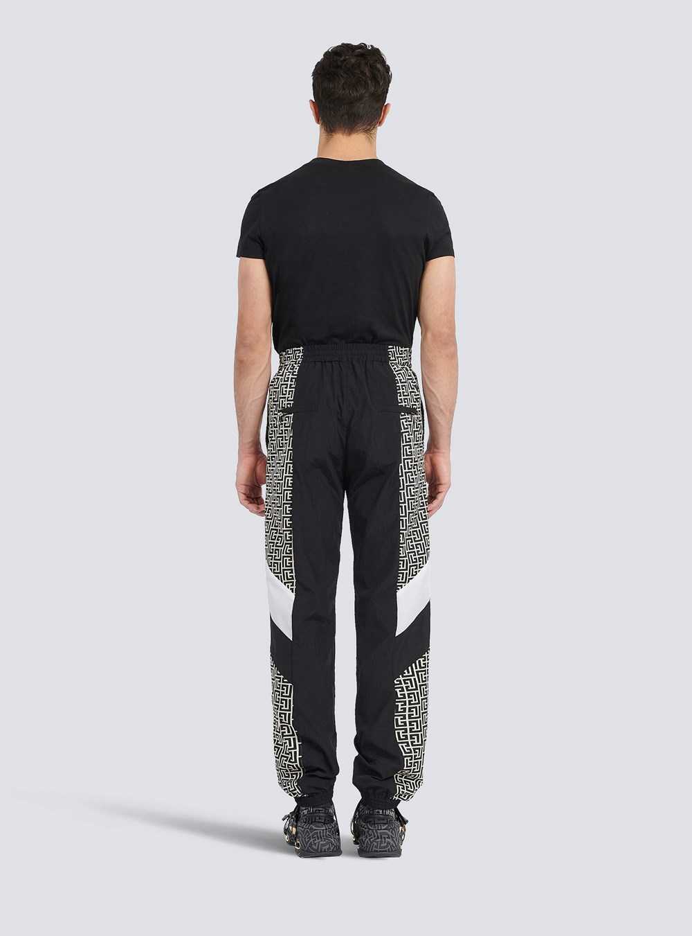 Balmain Sweatpants With Balmain Monogram Black | HDAYCFU-67