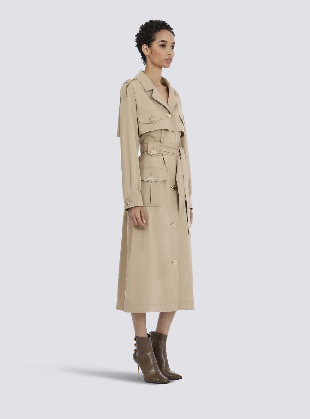 Balmain Trench Beige | BJSRWZY-91