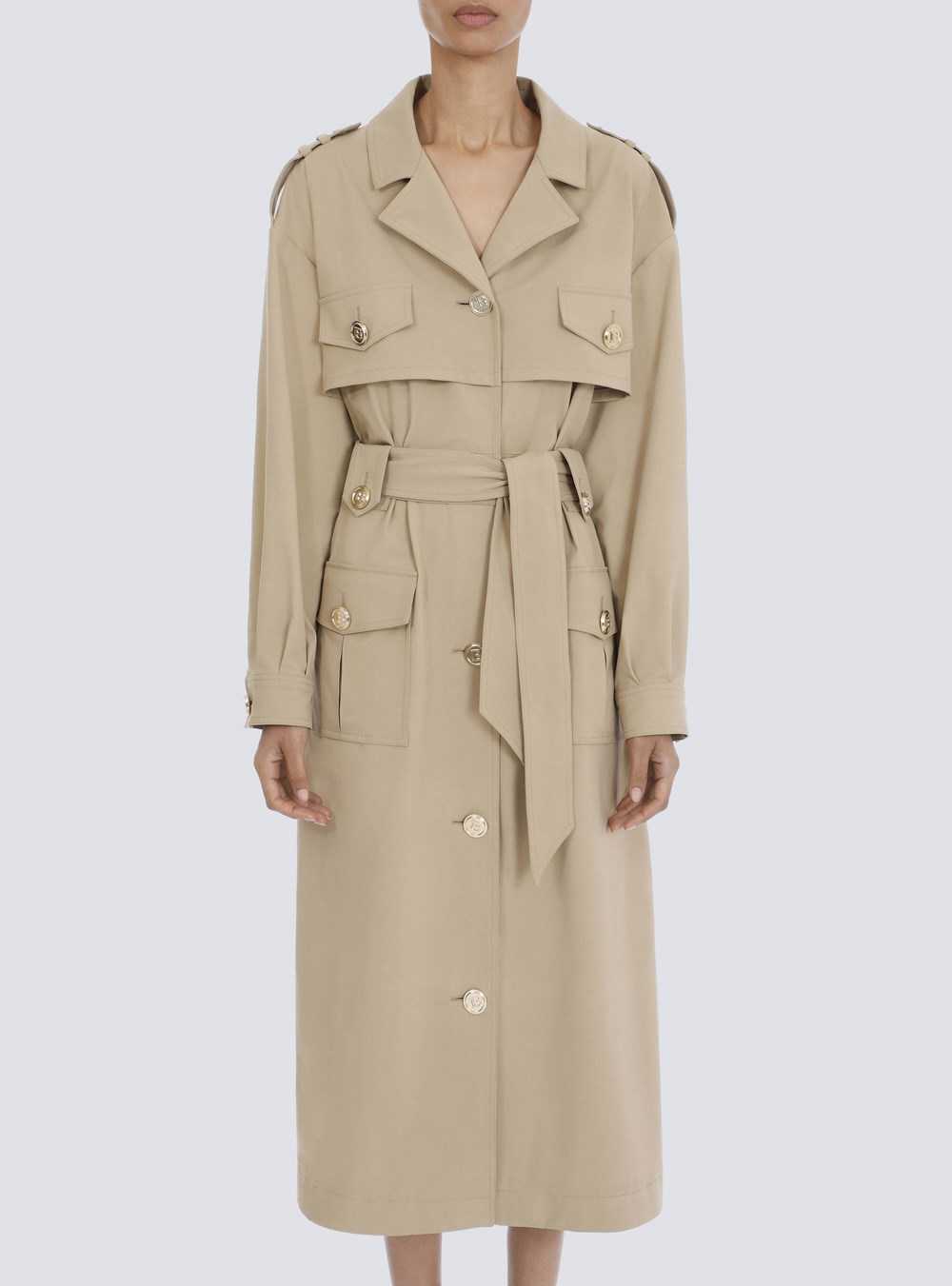 Balmain Trench Beige | BJSRWZY-91