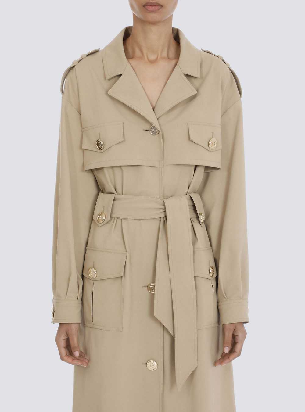 Balmain Trench Beige | BJSRWZY-91