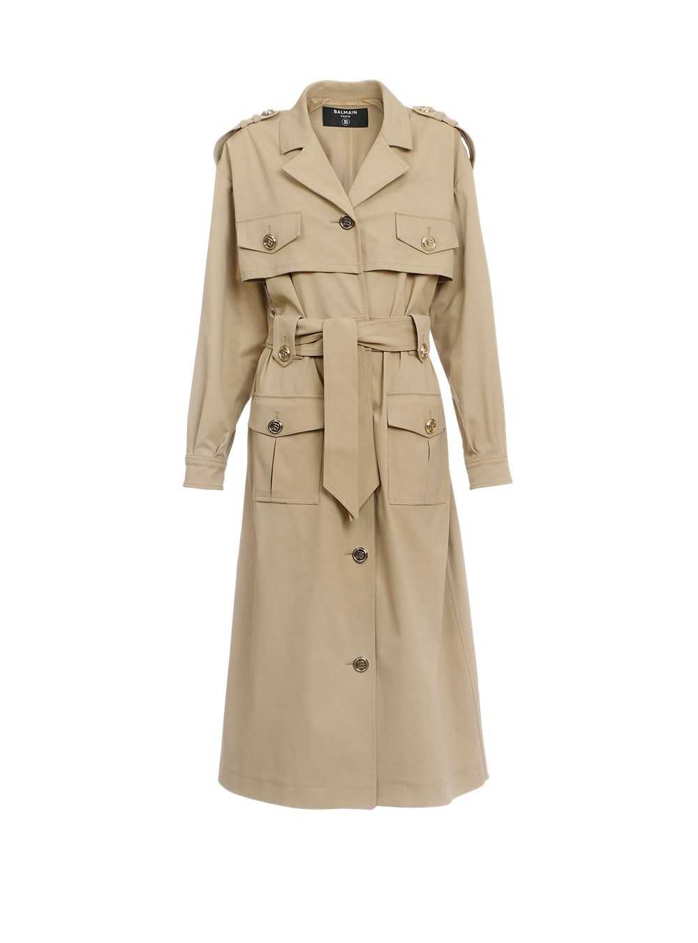 Balmain Trench Beige | BJSRWZY-91