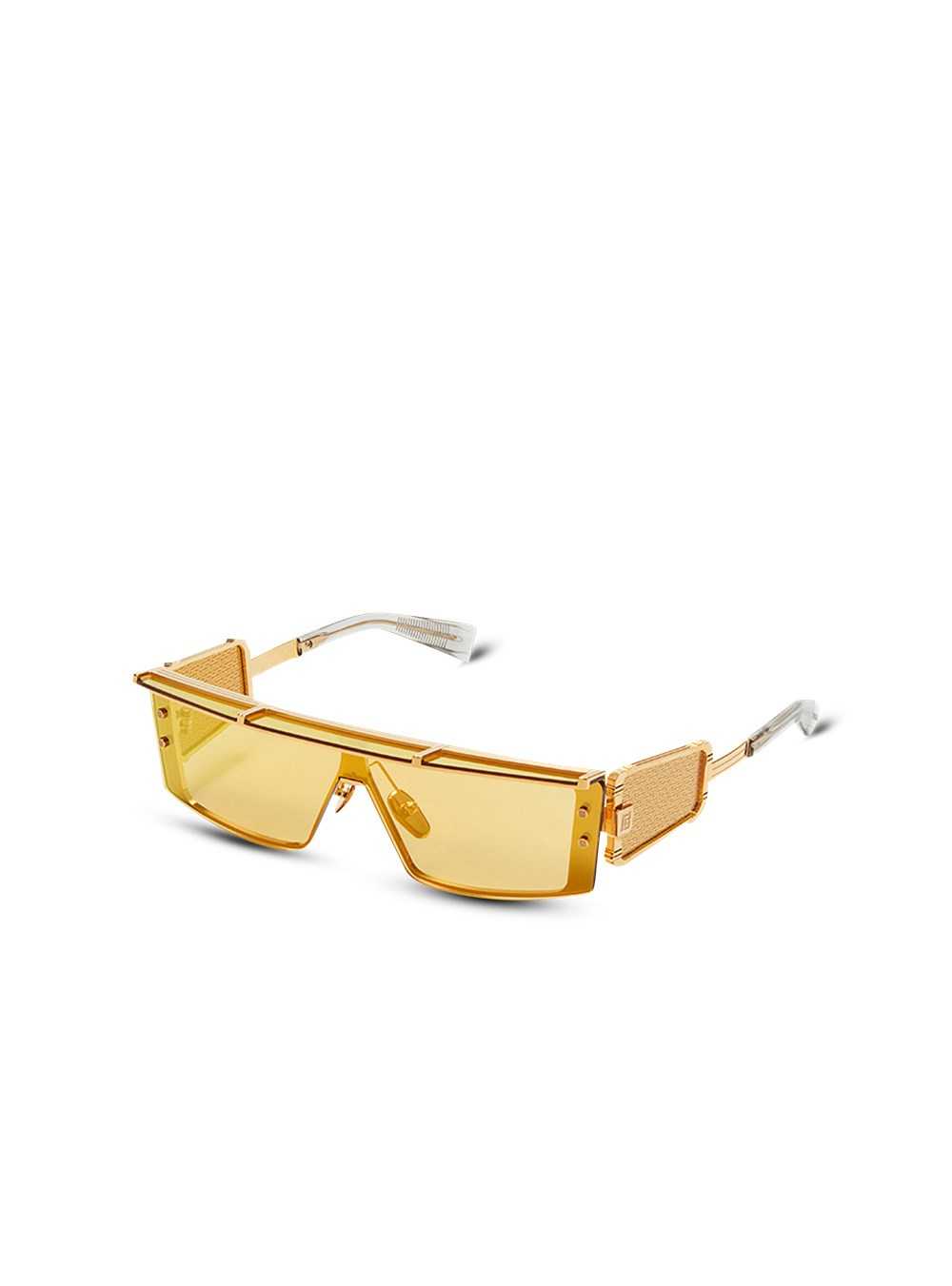 Balmain Wonder Boy Iii Sunglasses Gold | CVQXLAD-14